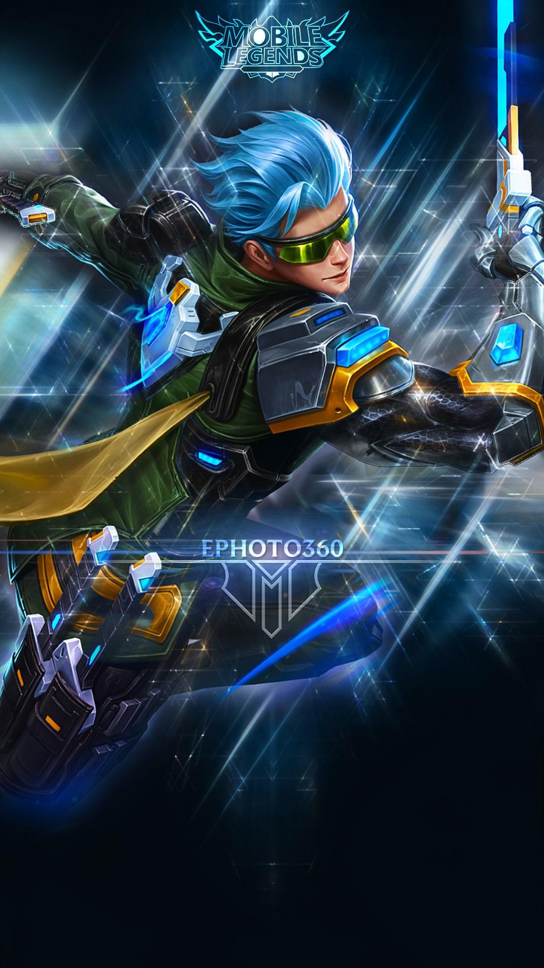 Mobile Legends Gusion Cyber Ops Wallpaper