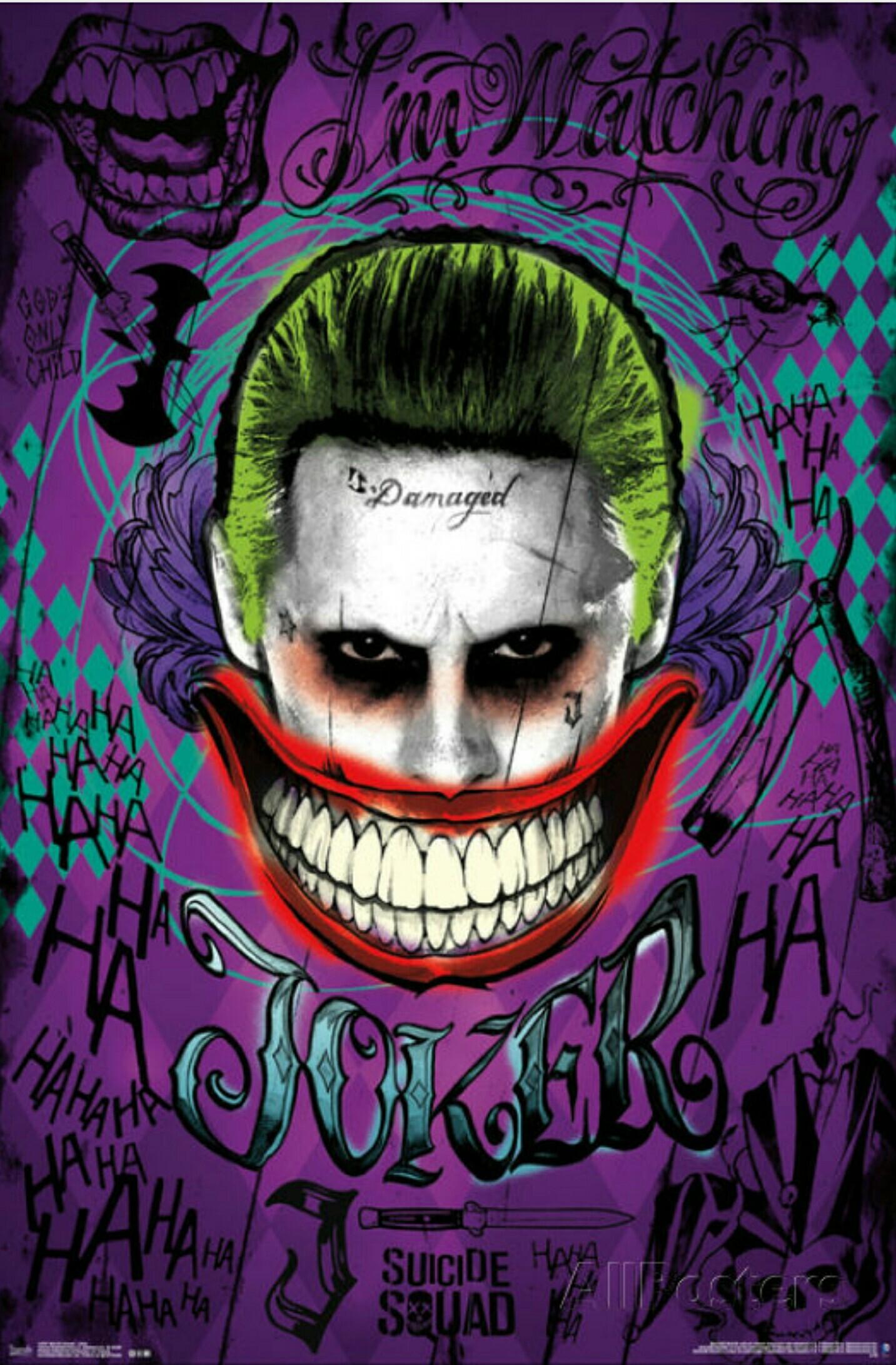 Suicide Squad Joker iPhone Background