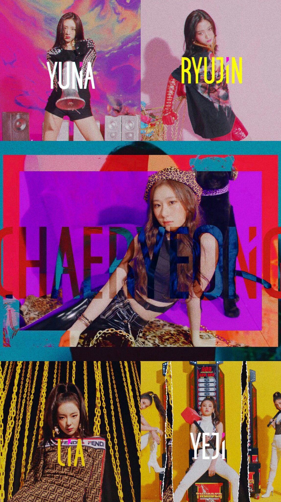ITZY Ye Ji, LIA, Ryu Jin, Chae Ryeong & Yu Na Wallpaper