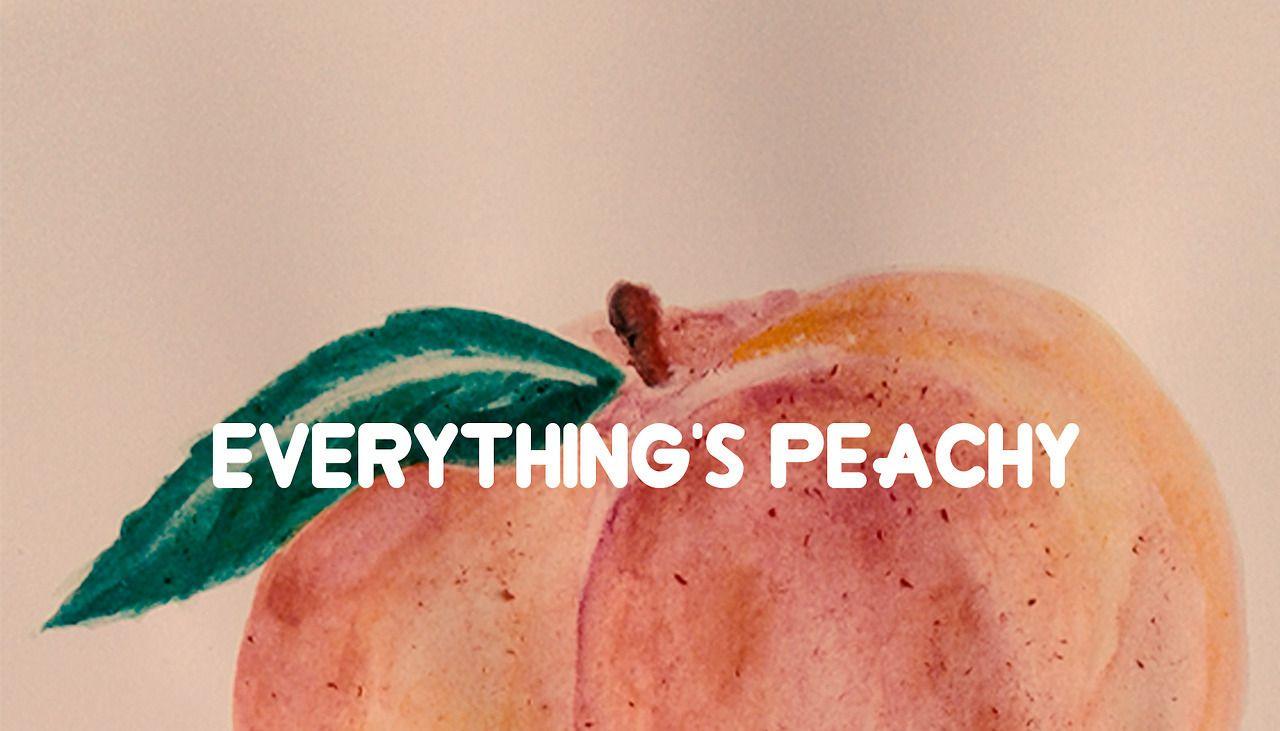 peachy. Inspiration. Words&Art. Macbook wallpaper