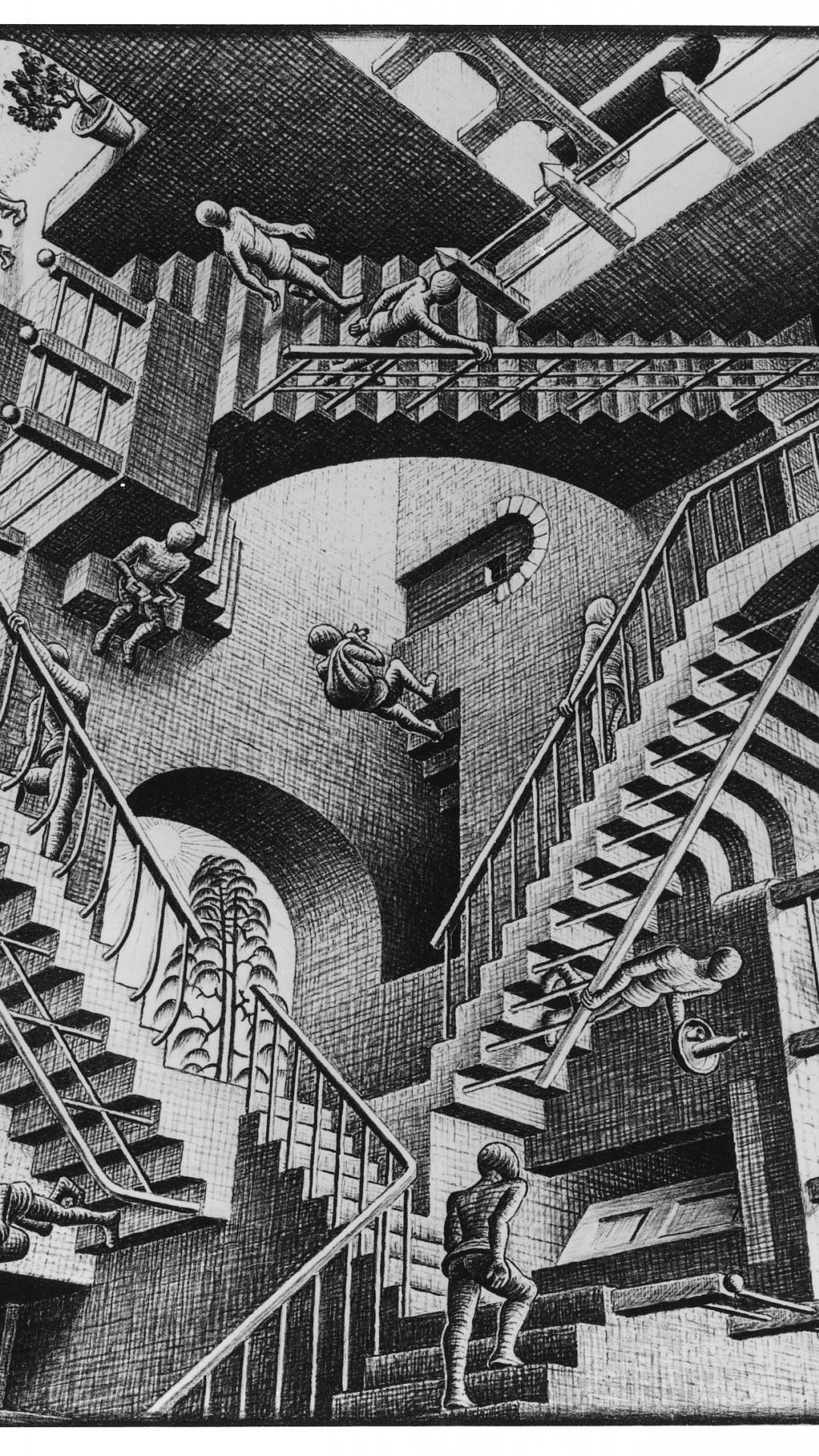 Maurits Cornelis Escher Android Mobile Wallpapers Wallpaper Cave