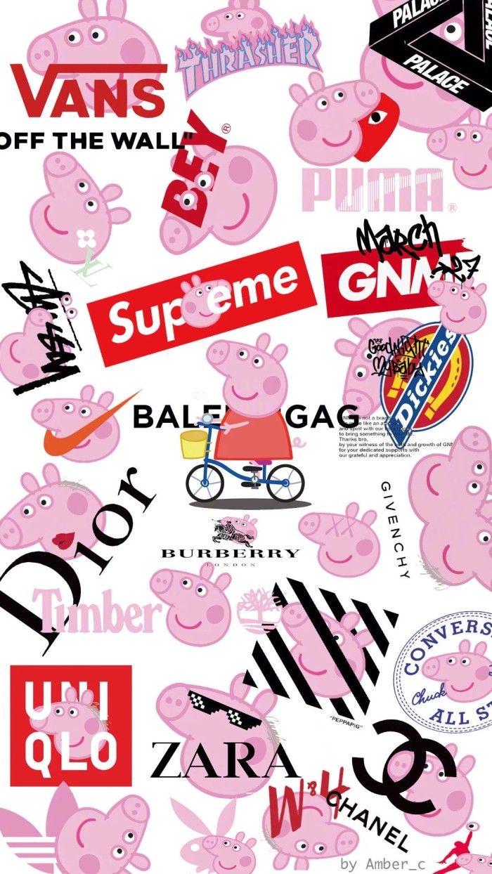 peppa pig. art. Funny iphone wallpaper, Pig