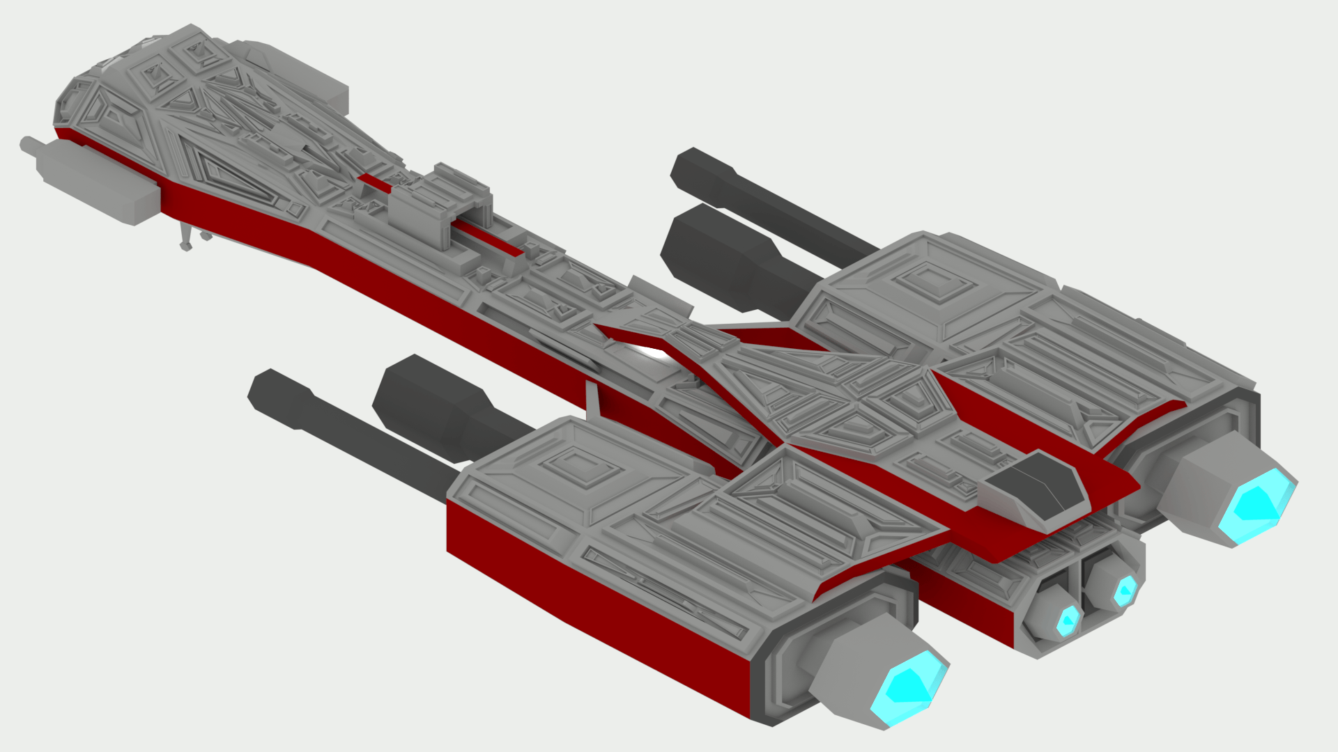 Low Poly spaceship