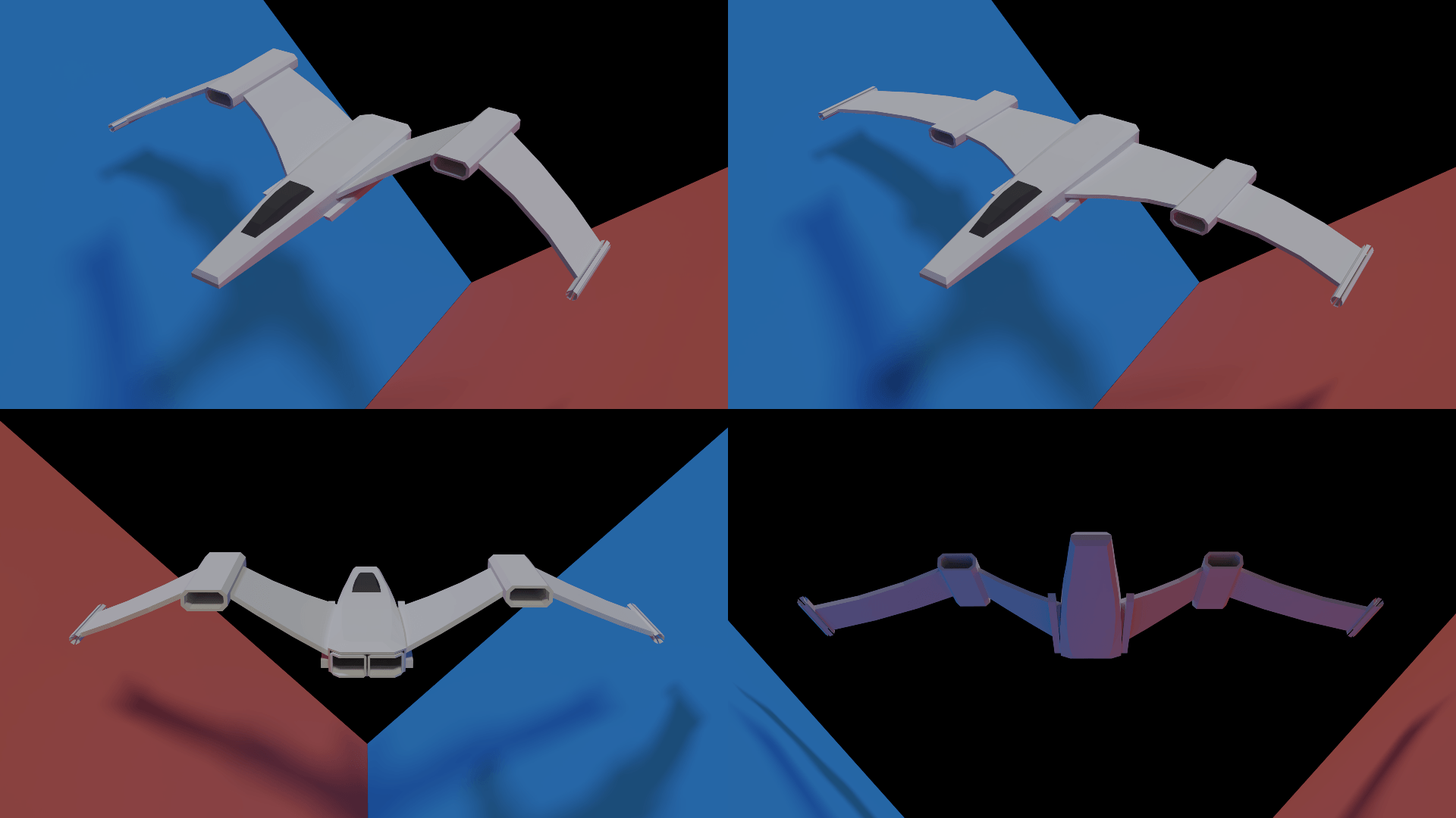 Low Poly Spaceship
