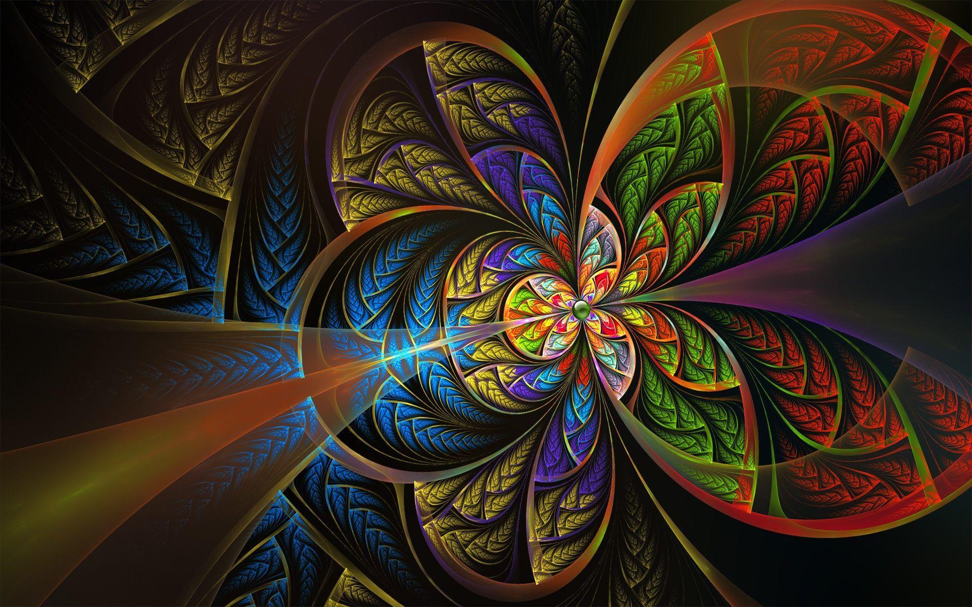 Colorful Abstract Art Wallpaper Free Colorful