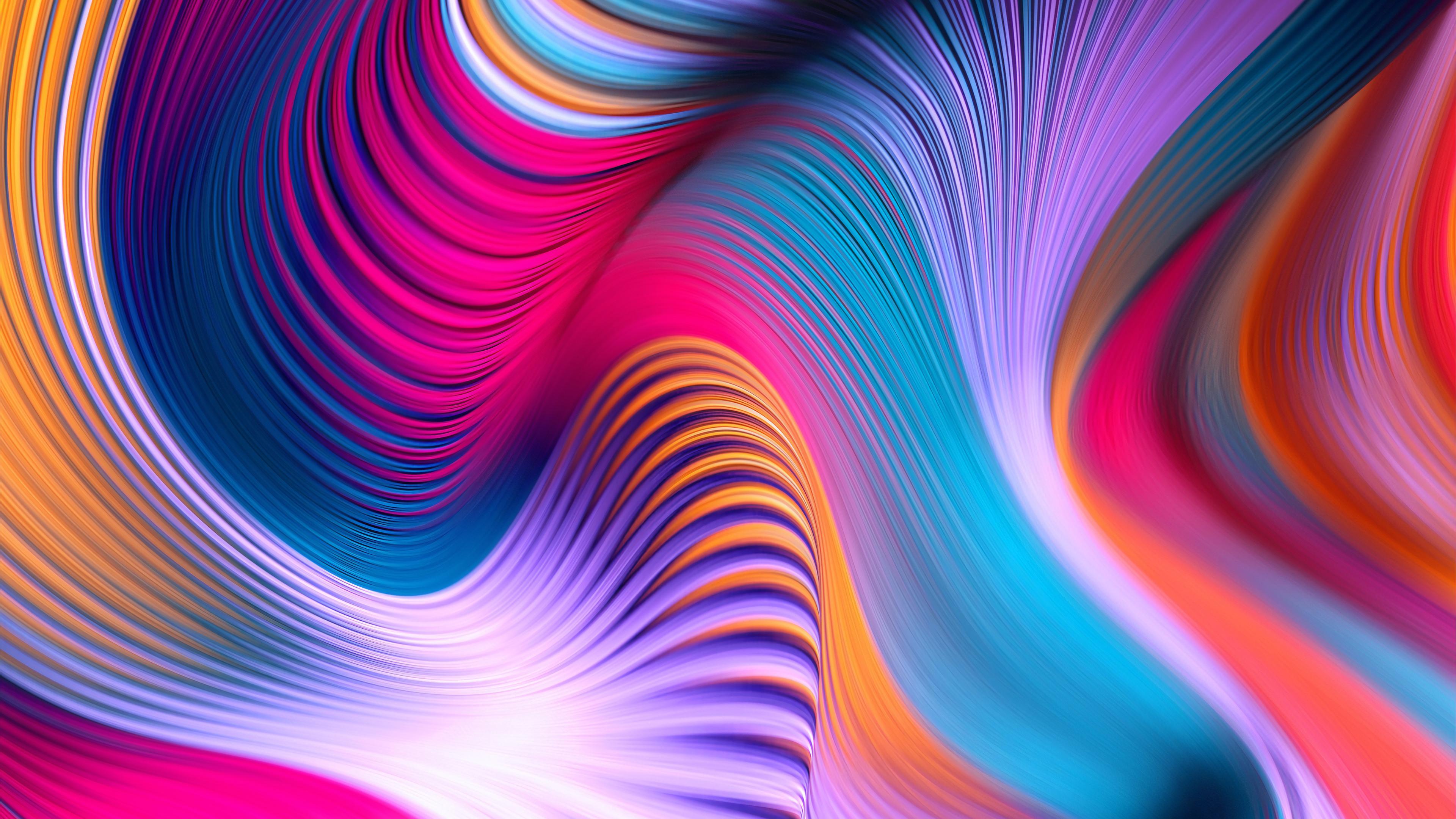 Colorful Movements Of Abstract Art 4k, HD Abstract, 4k