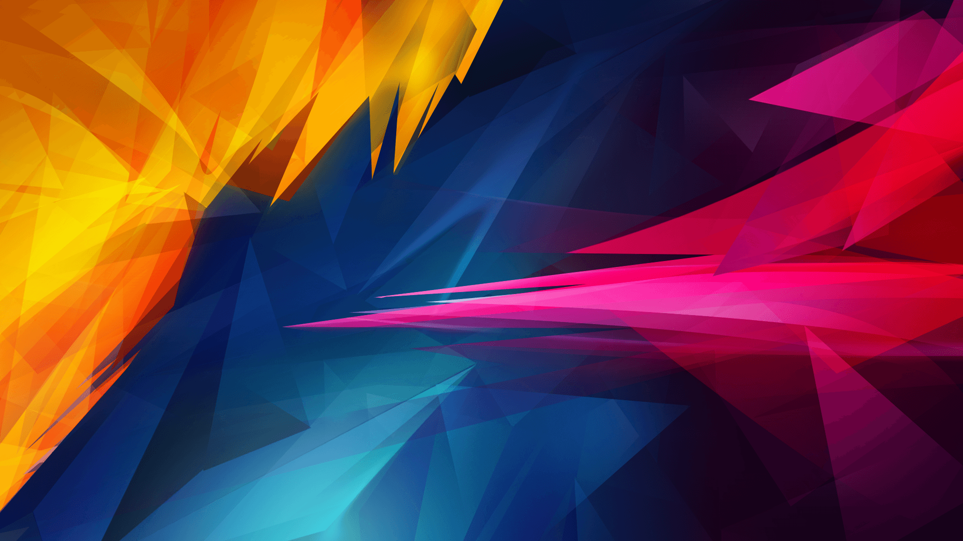 Colorful Abstract 3D Illustration Desktop Wallpaper