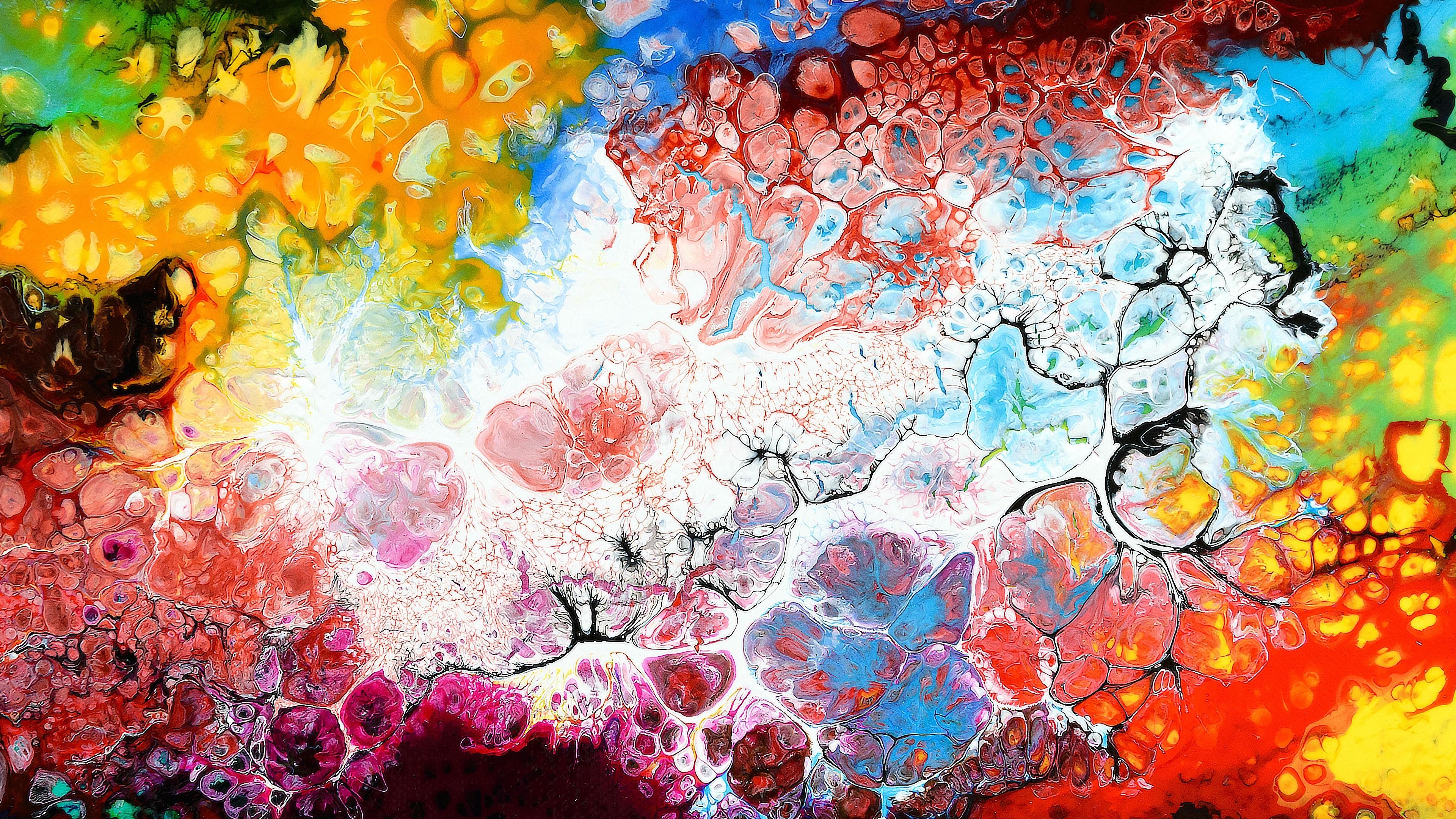 Colorful Abstract Art Wallpaper K