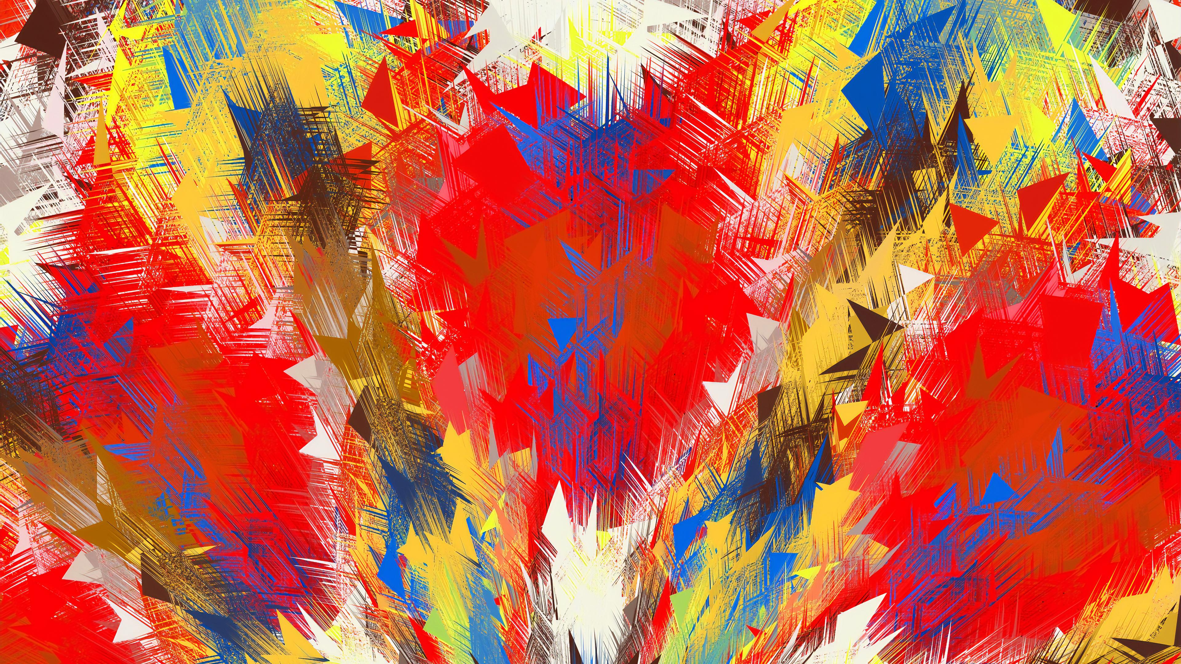 Colorful Abstract Art 4k, HD Abstract, 4k Wallpaper, Image