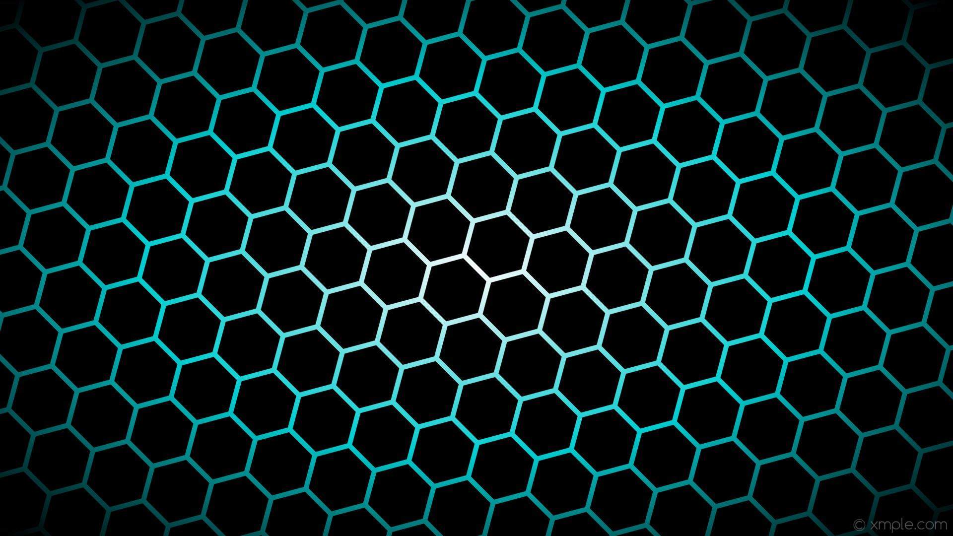 Blue Hexagon Wallpaper