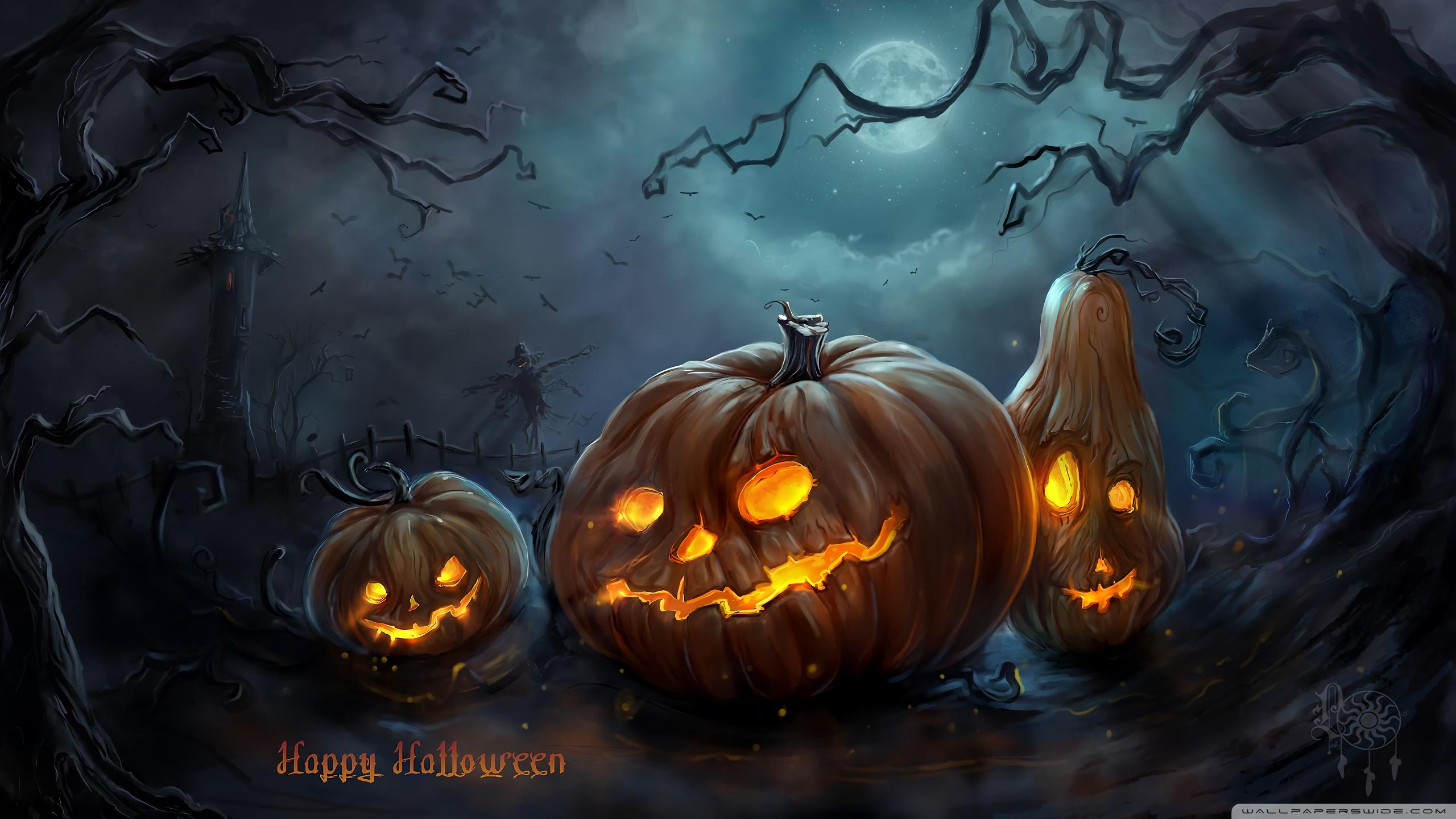 Scary Halloween K Wallpapers Wallpaper Cave