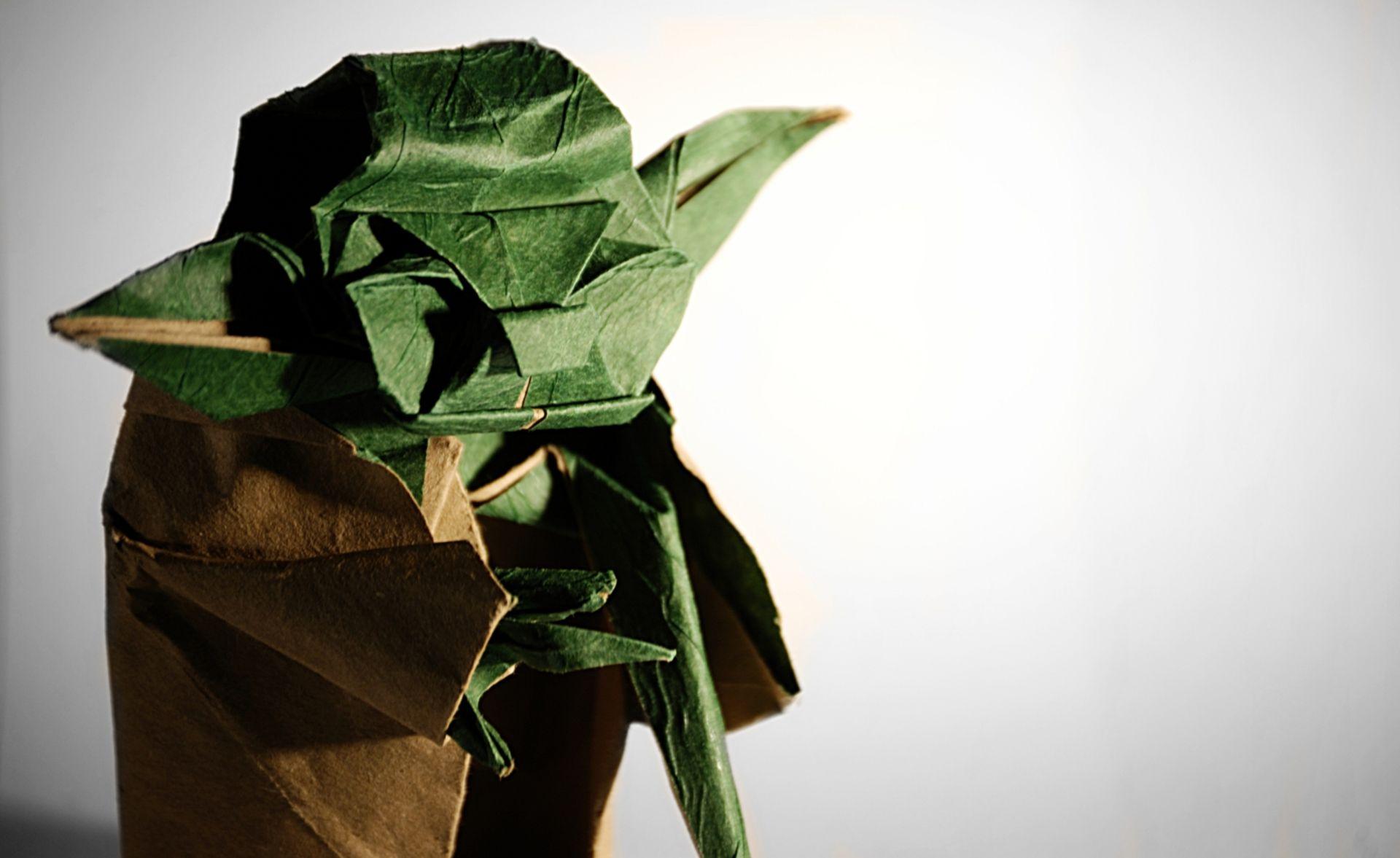 Origami #Yoda #Star #Wars [Sci Fi • Movies Shows] #desktop