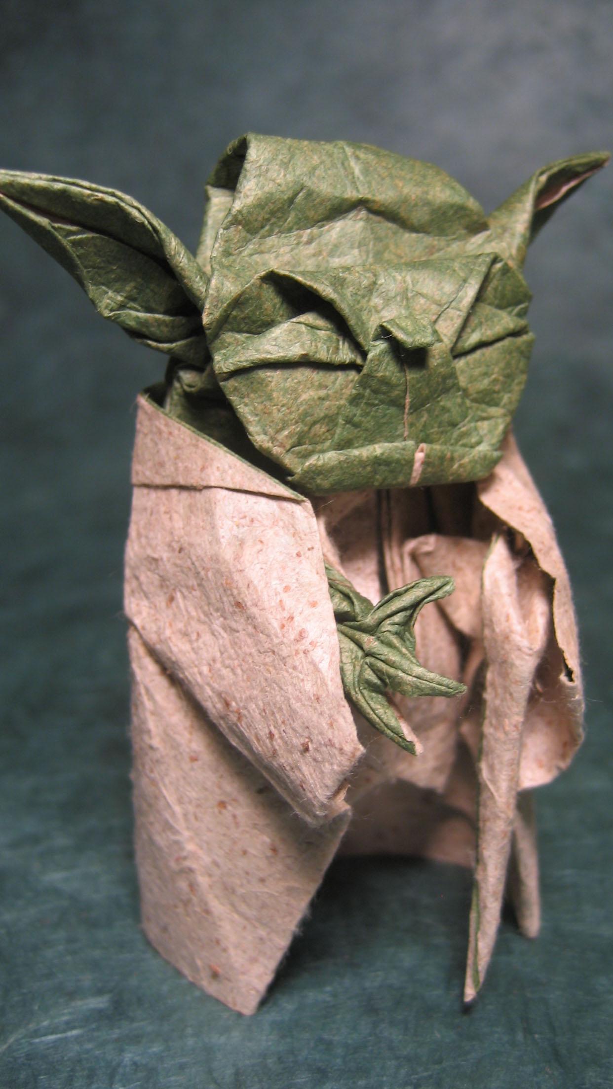 Origami Yoda Wallpaper for iPhone X, 8, 7, 6 Download