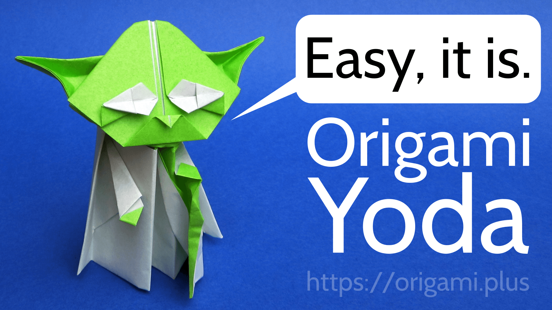 Cool Origami Yoda Video Tutorial coloring page