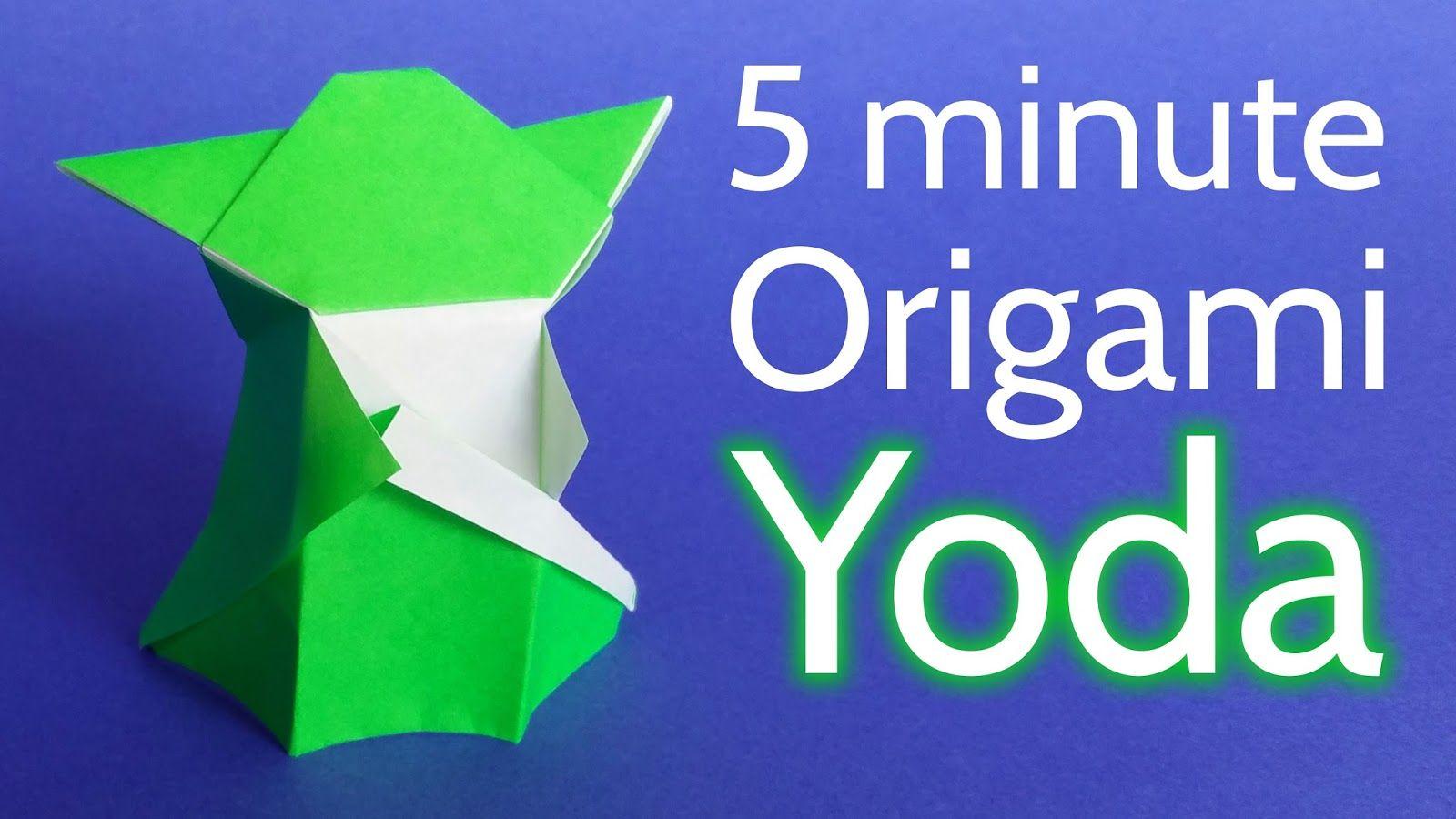 DIY: How To Make An Origami Yoda From Star Wars In 5 Minutes