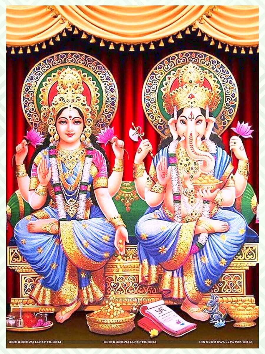 Goddess Lakshmi Image HD Download, Lakshmi Ganesh Wallpaper