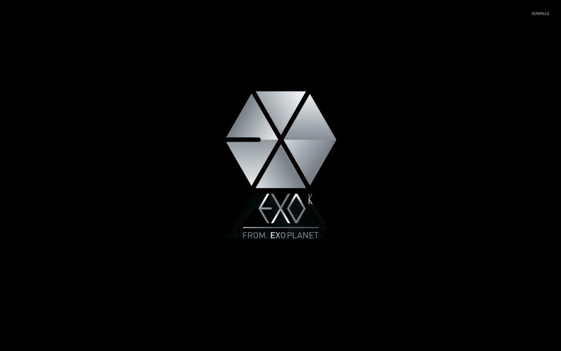 Exo Desktop Wallpaper. Exo logo wallpaper, Exo logo, Exo