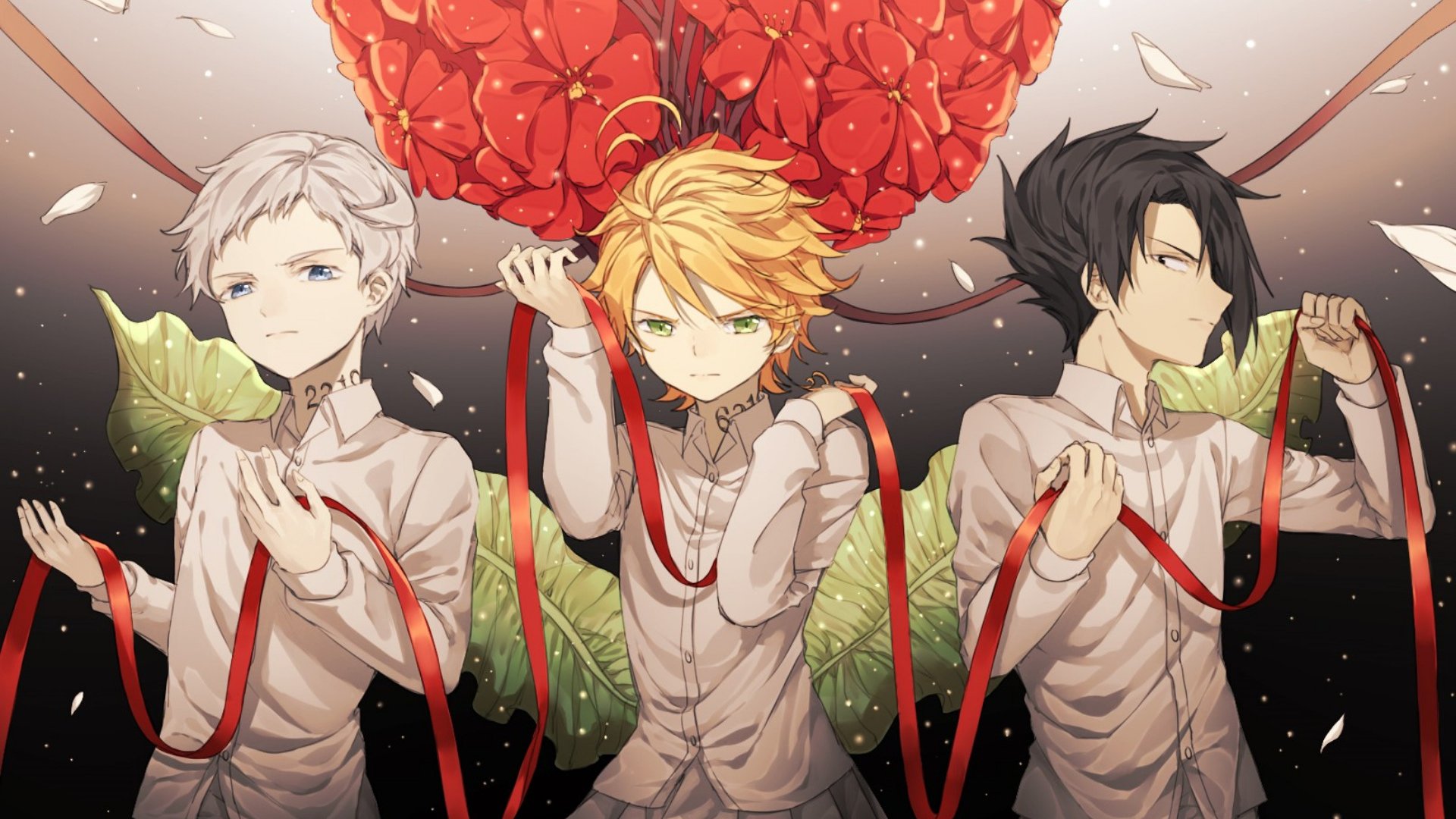 Anime, Emma, Norman, Ray, The Promised Neverland Wallpapers & Backgroun...