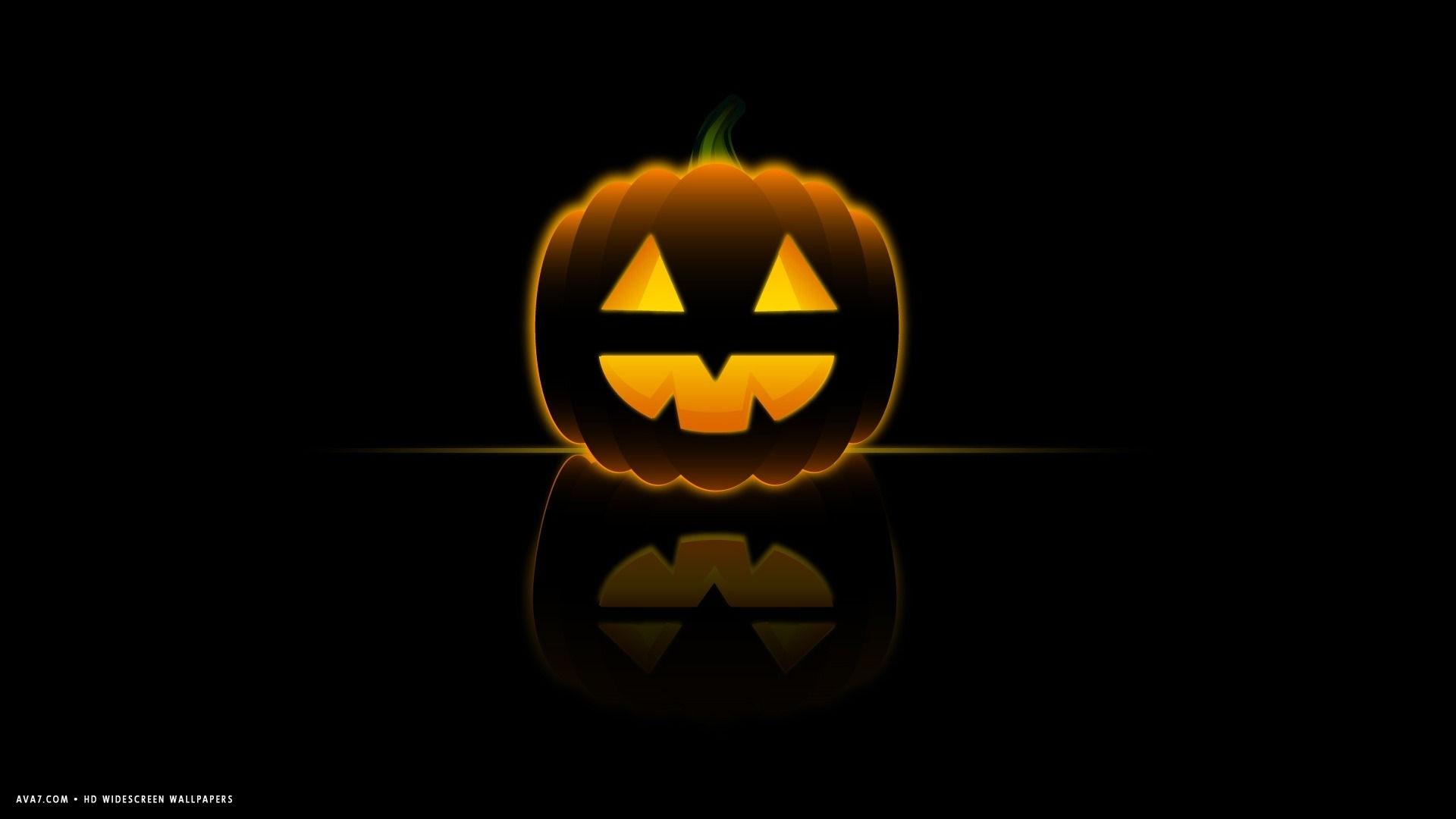halloween happy glowing jack o lantern illustration design