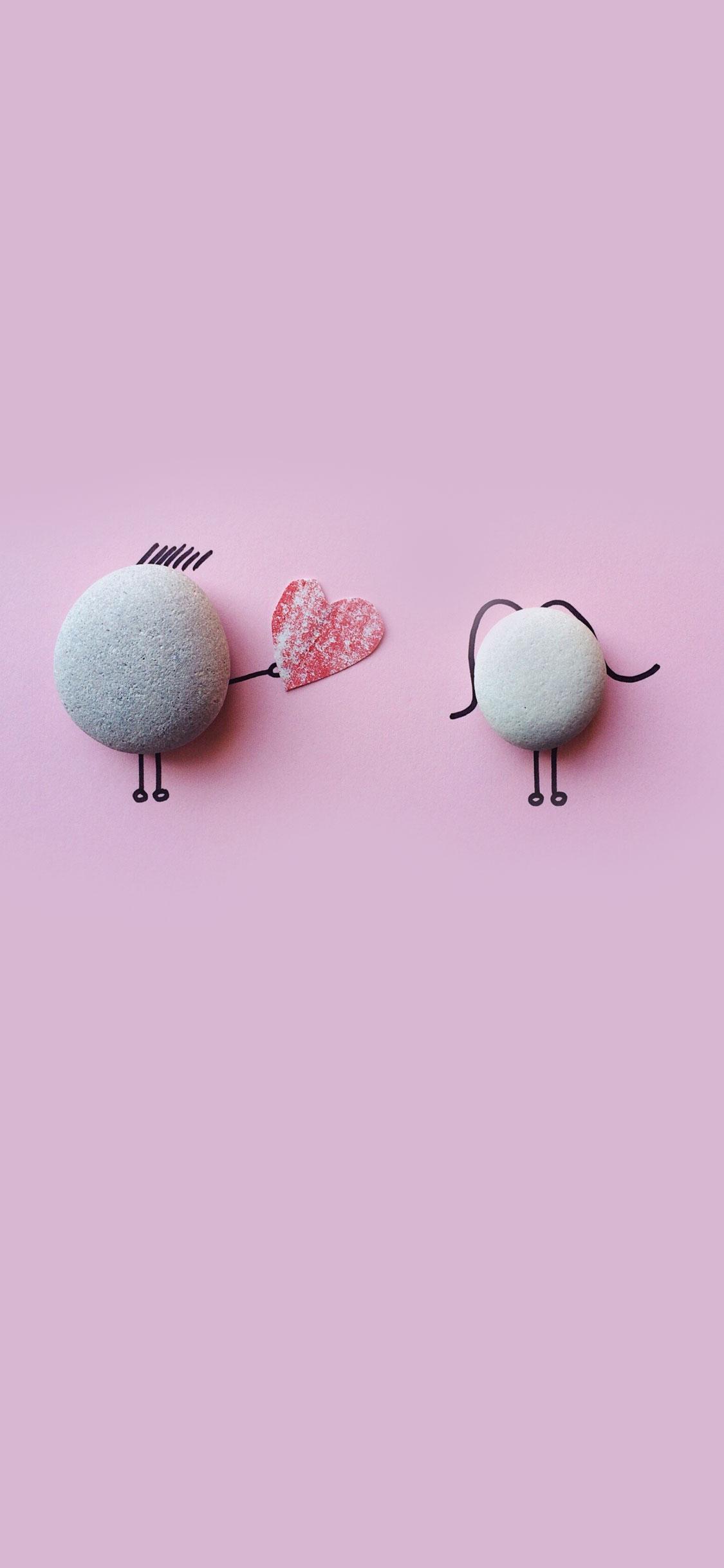 New iPhone X Love Wallpaper / Background For Couples on Valentine's Day