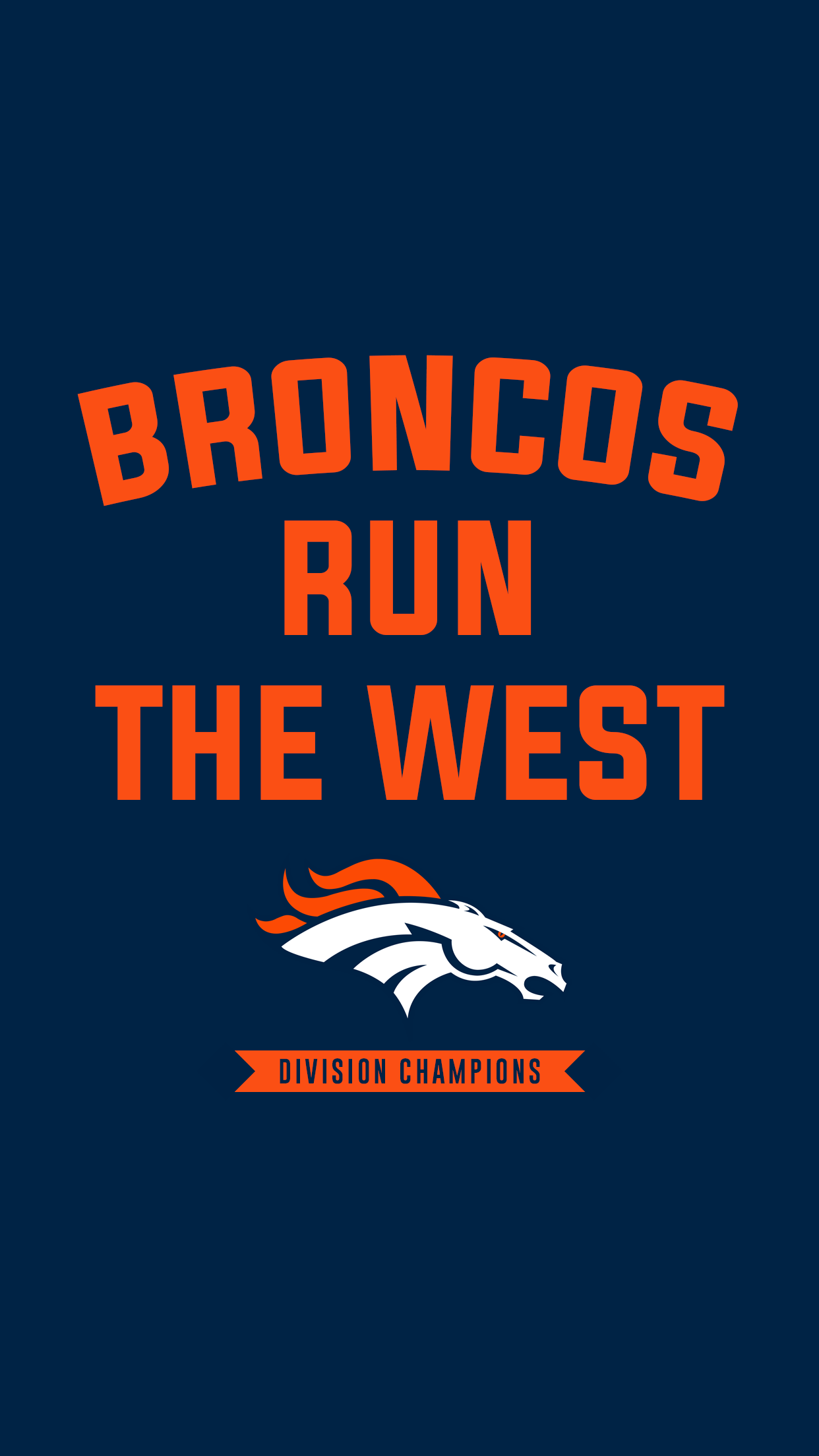 Denver Broncos iPhone Wallpaper