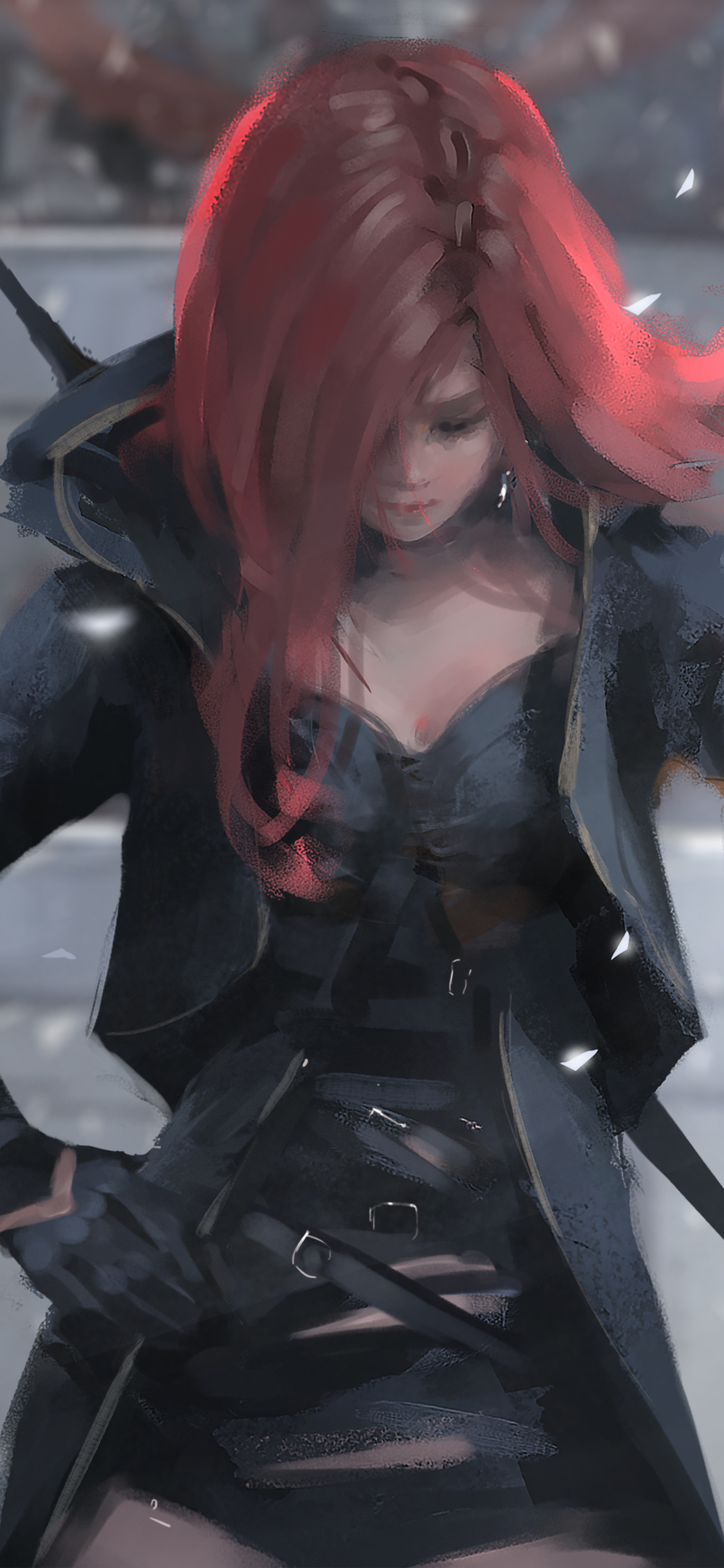 Warrior Girl By Wlop iPhone XS, iPhone 10, iPhone X