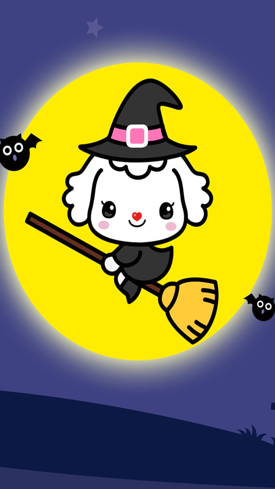 Cartoon Halloween Android wallpaper HD wallpaper