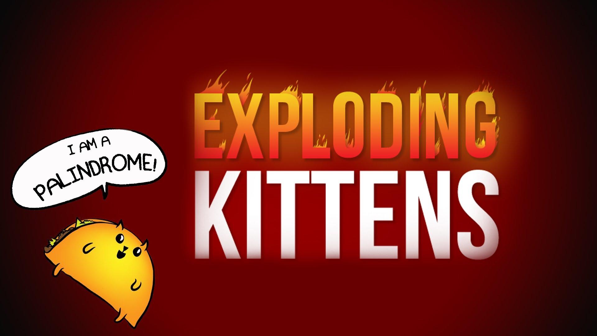 exploding kittens on desktop