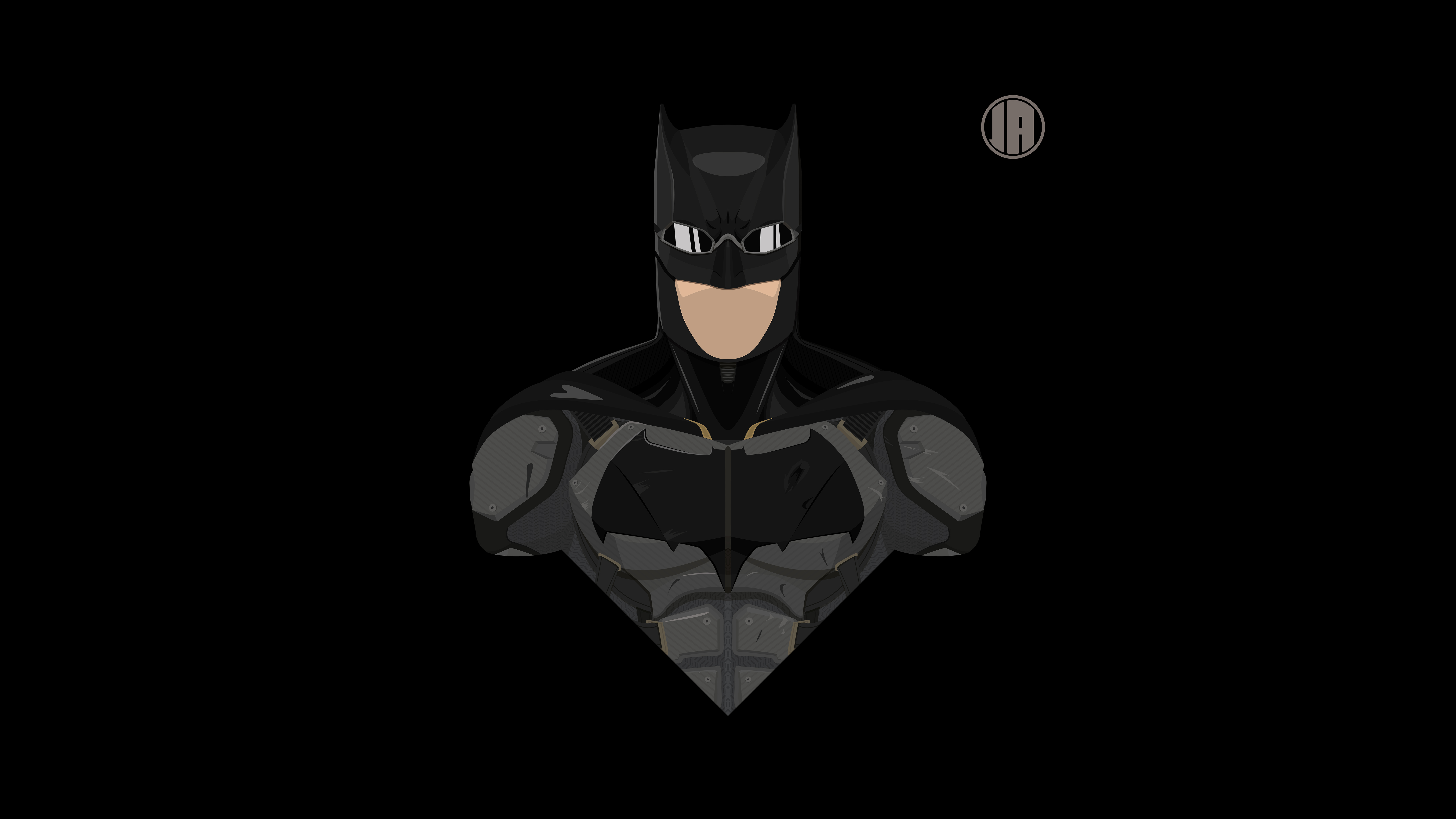 Batman DCEU Tactical Suit Minimalism 8k 8k HD 4k