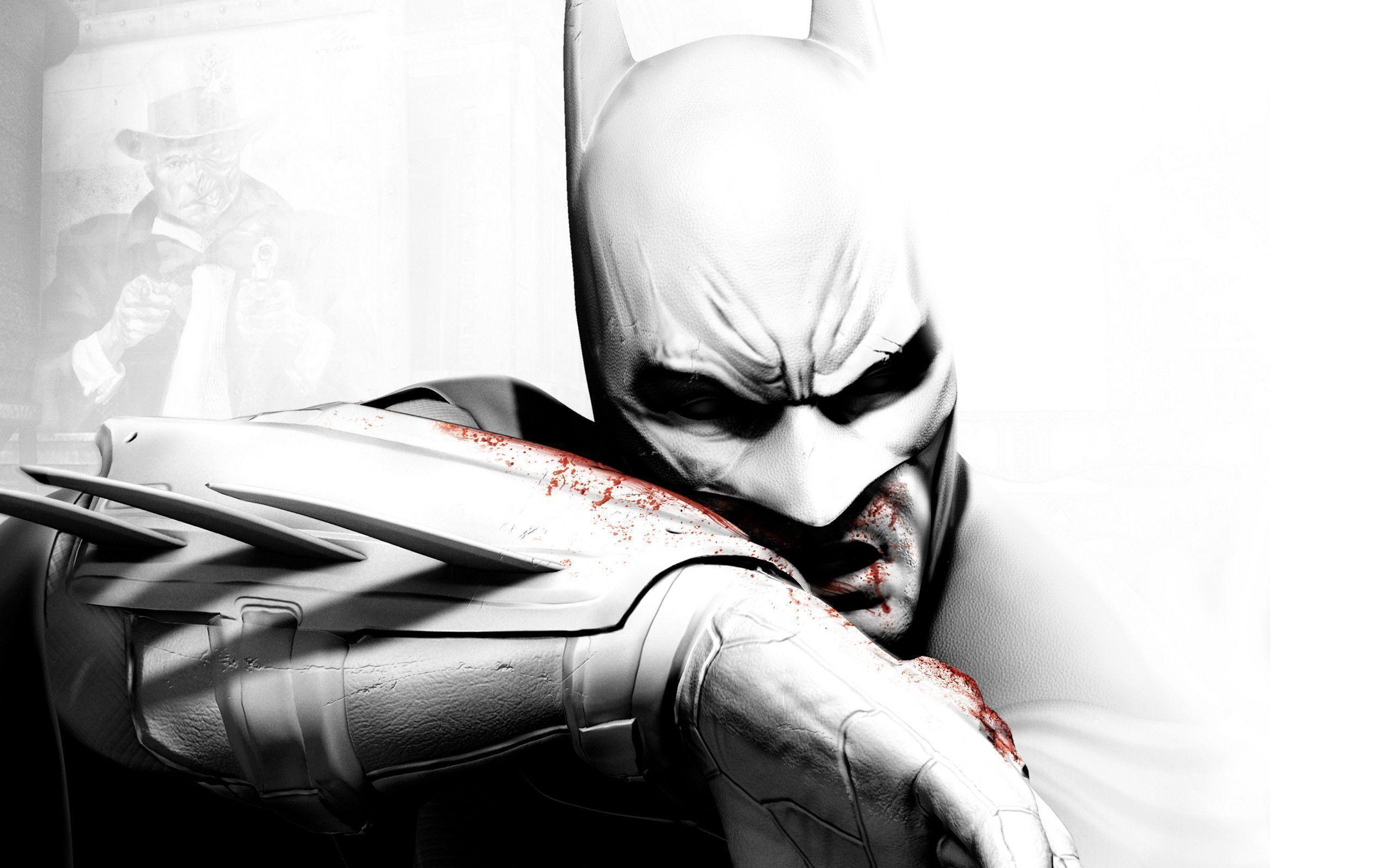 White Batman Arkham City Wallpaper at