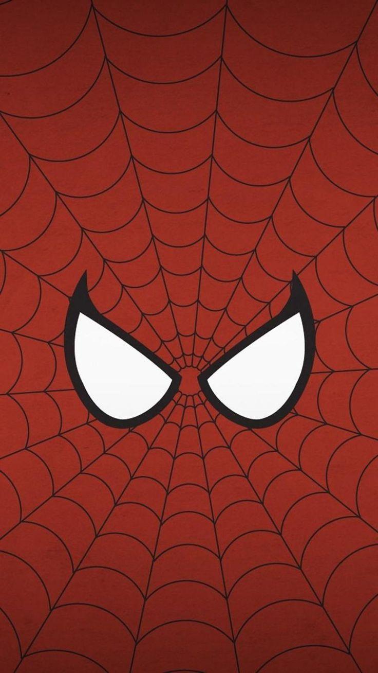 Android Wallpaper - #Illustrations #Spiderman Eyes