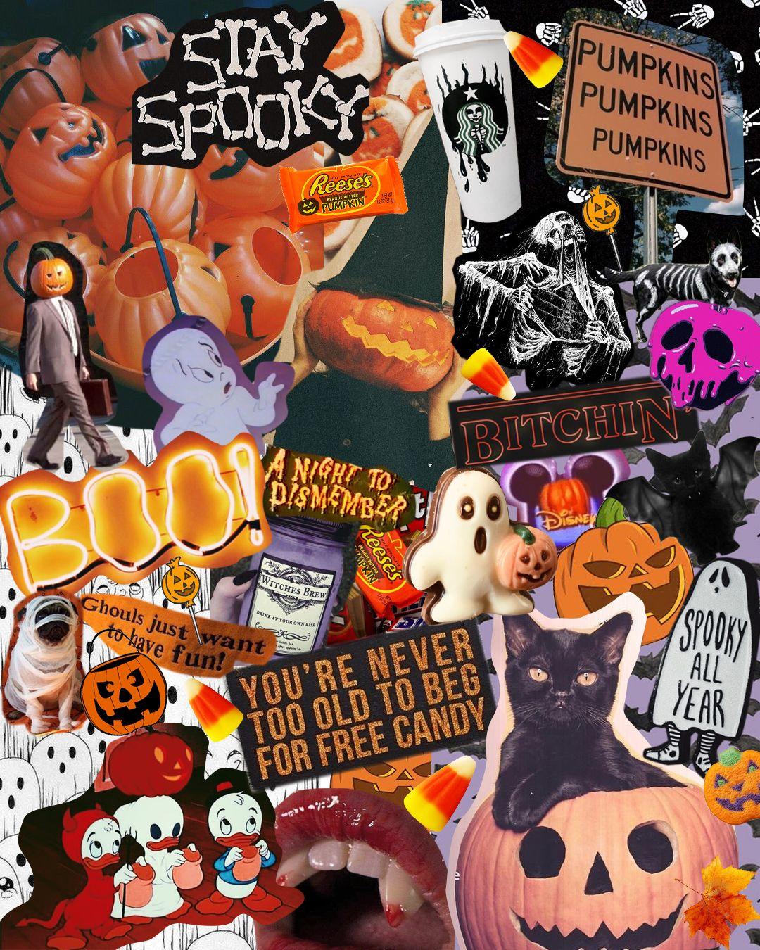 spooky szn. Halloween wallpaper, Halloween wallpaper iphone, Cute fall wallpaper