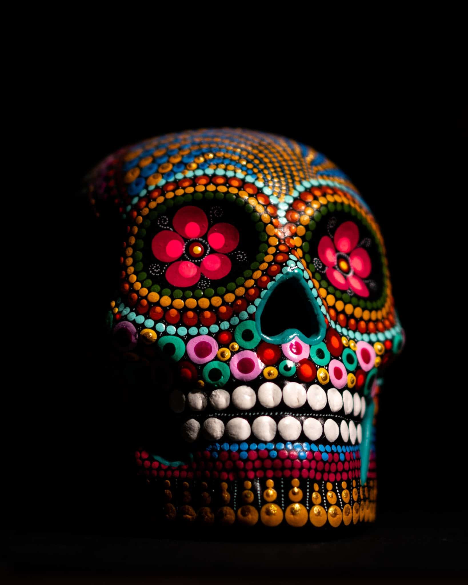 Day Of The Dead In Mexico. Calaveras & Sugar Skulls