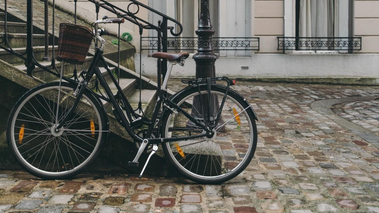 Originalhd Bicycle, Street, City, Facade Wallpaper