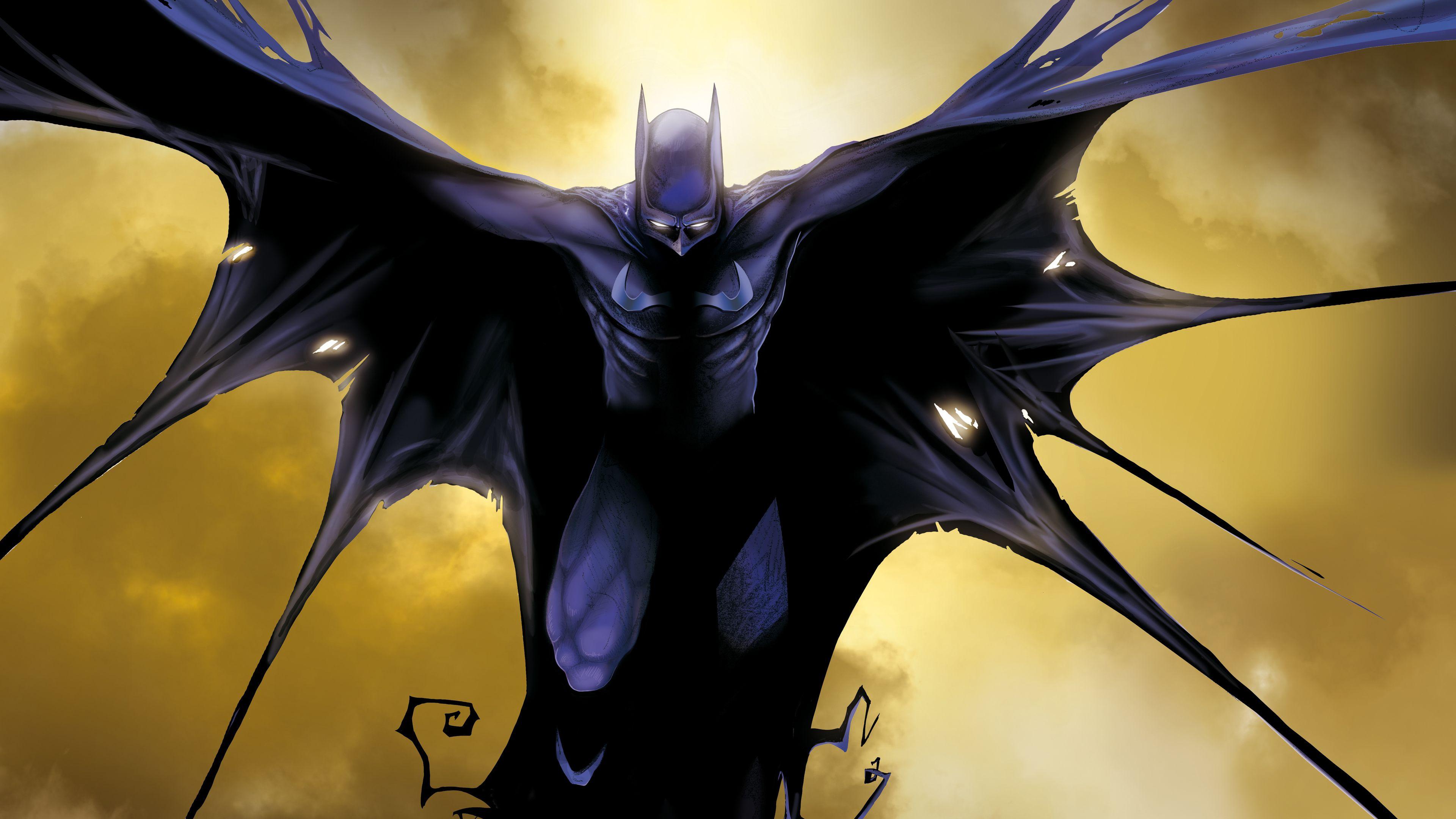 Batman Illustration 4k 2018 superheroes wallpaper, HD