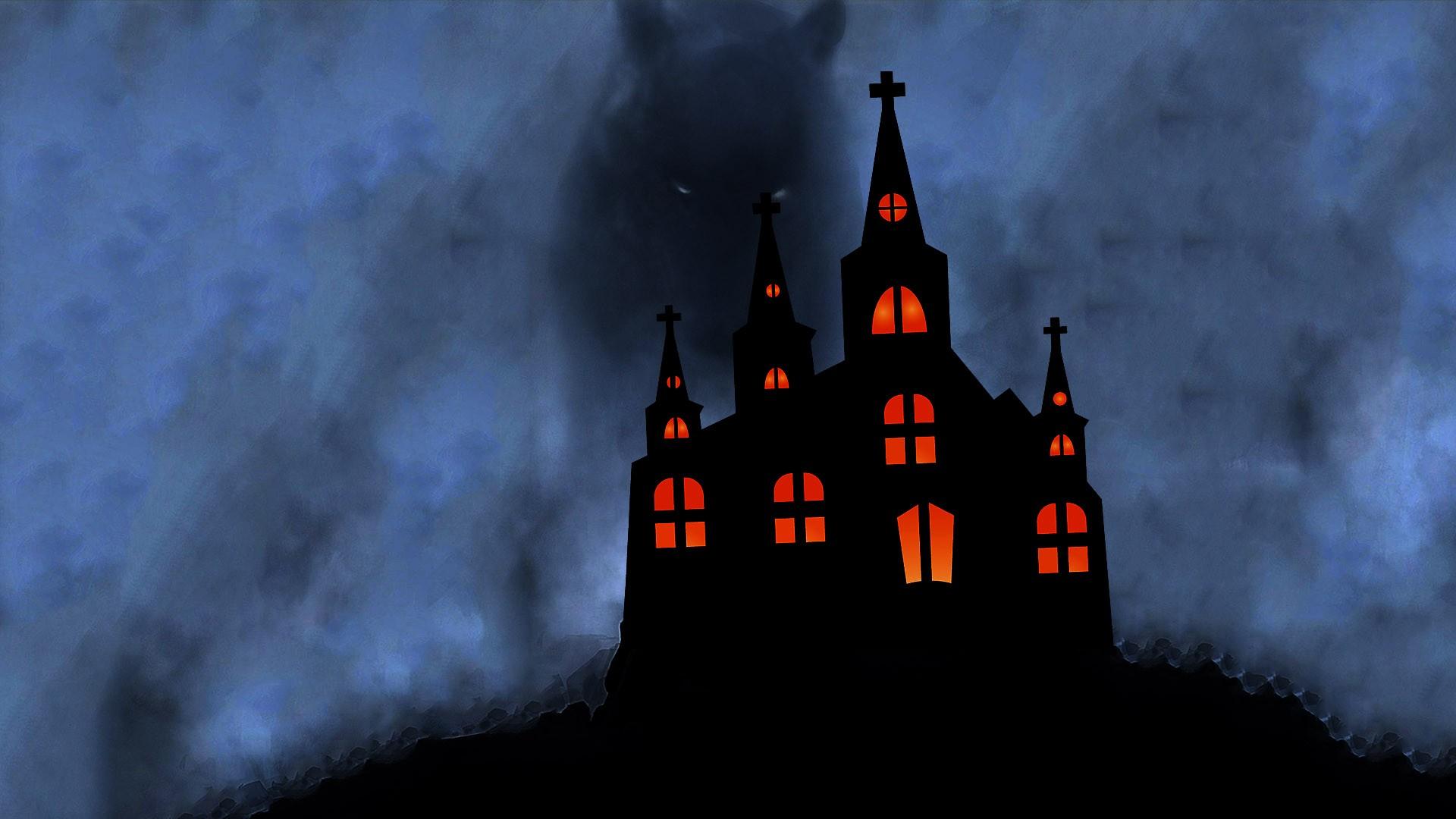 Halloween House Desktop Wallpaper 34723