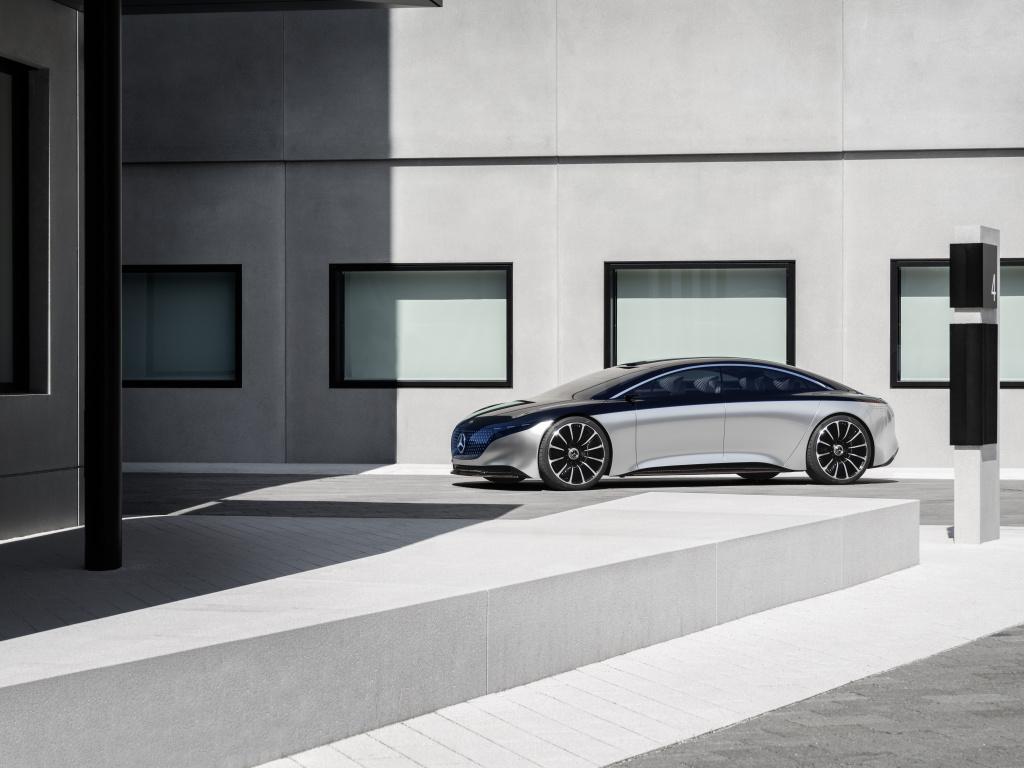 Desktop Wallpaper 2019 Mercedes Benz Vision Eqs, Electric