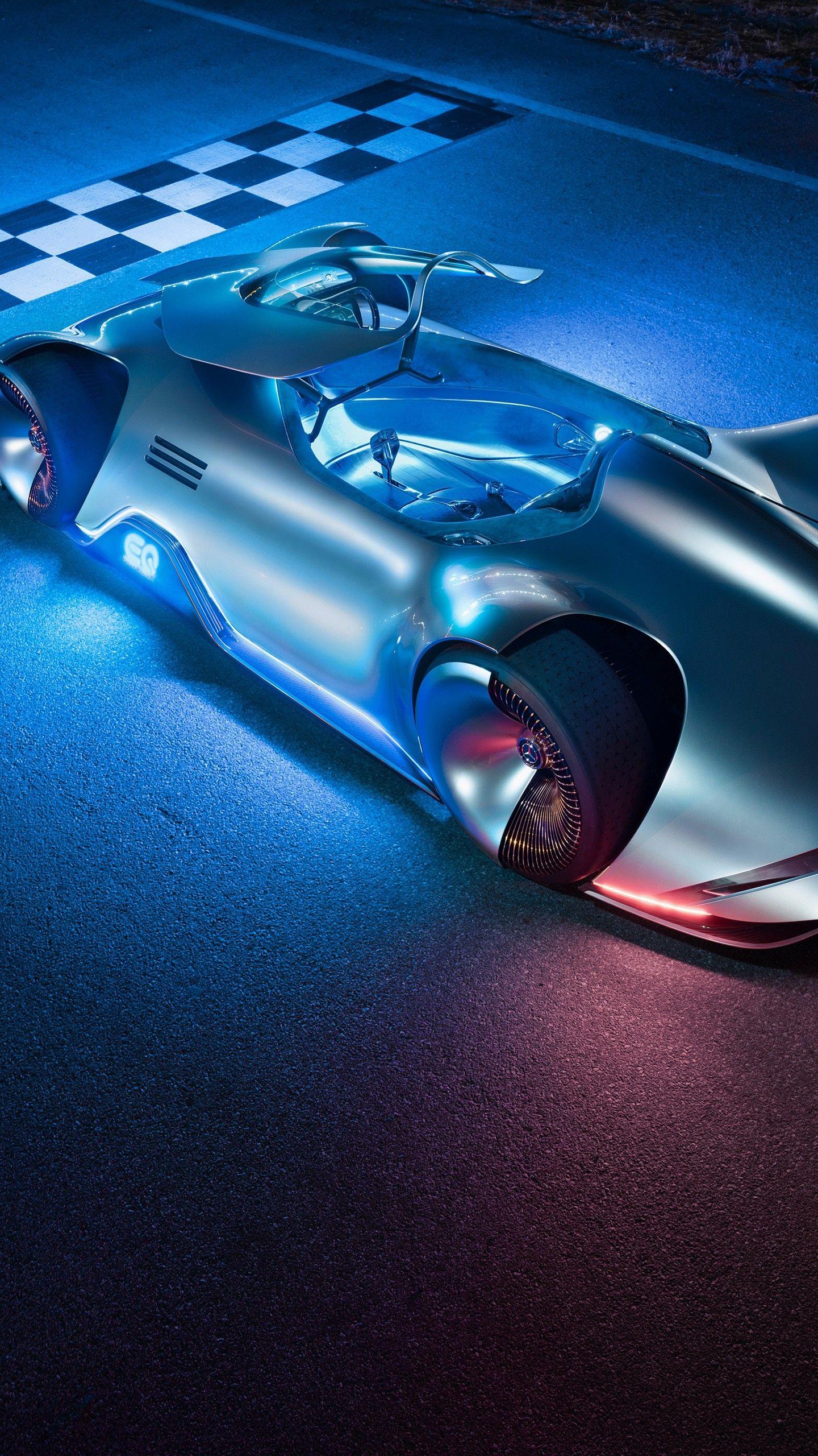 Cars #Mercedes Benz Vision EQ Silver Arrow 4K #wallpaper