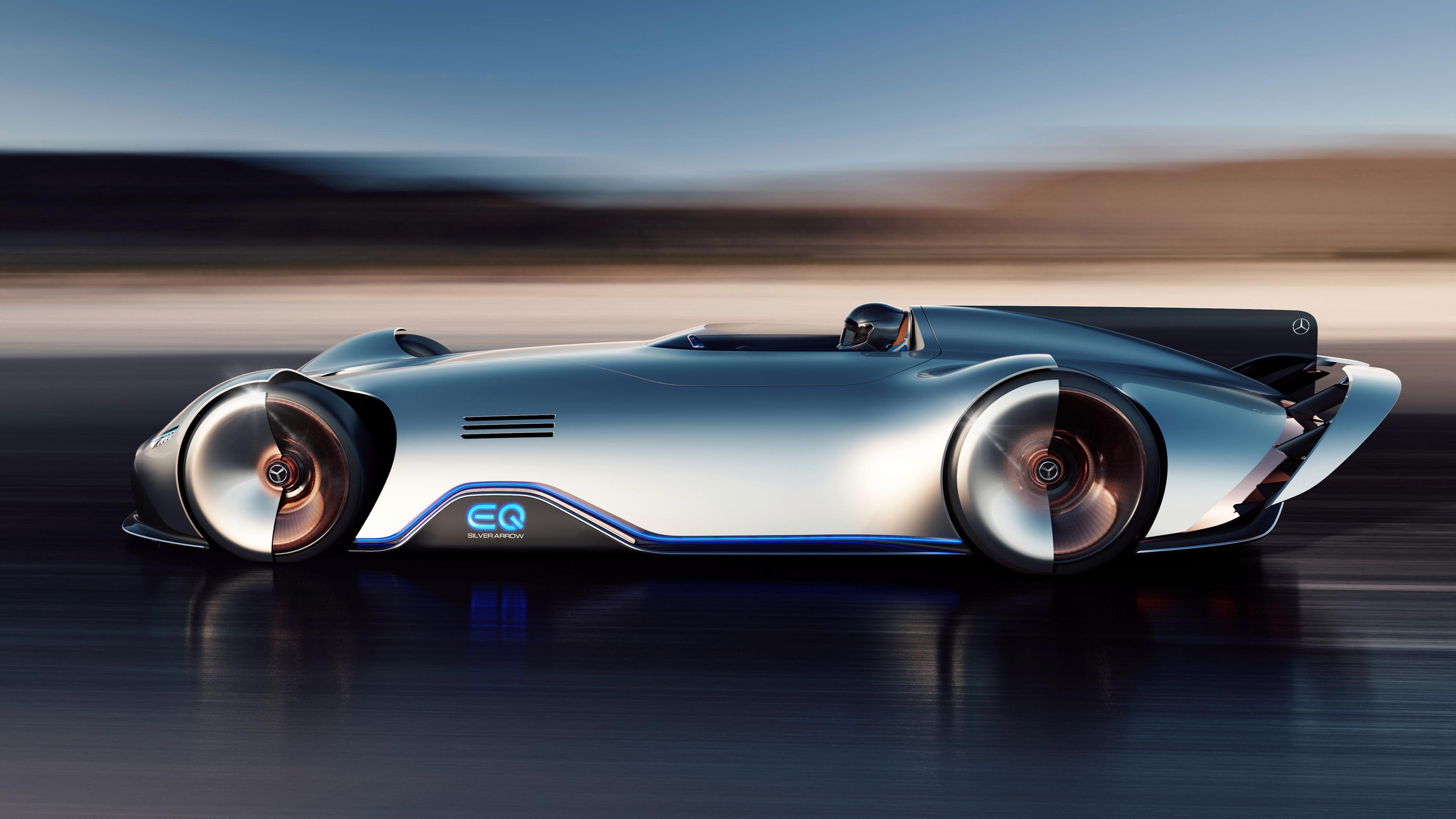 Mercedes Benz Vision EQ Silver Arrow 4K 3 Wallpaper. HD Car
