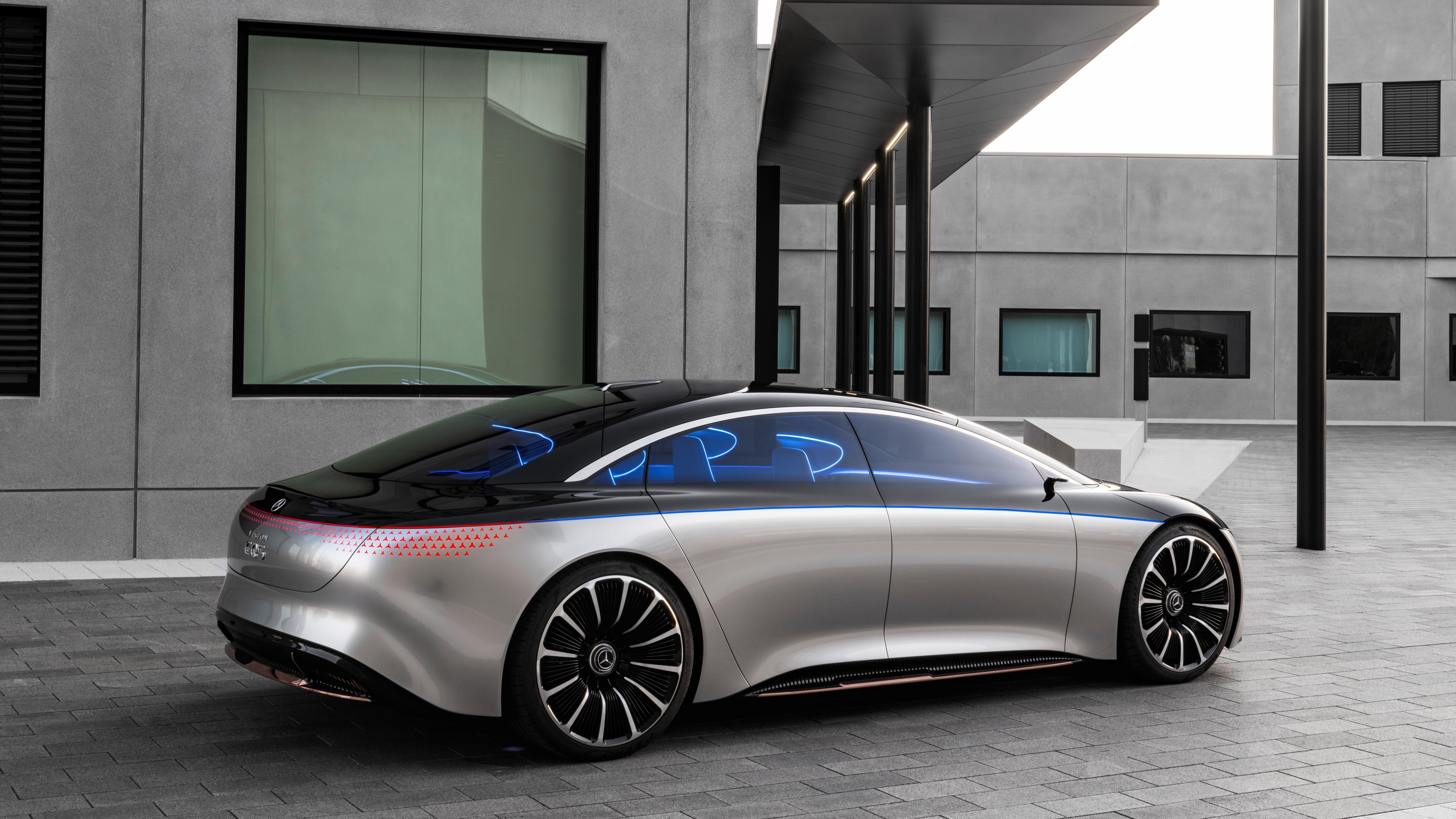 Wallpaper Mercedes Benz Vision EQS, Frankfurt Motor Show