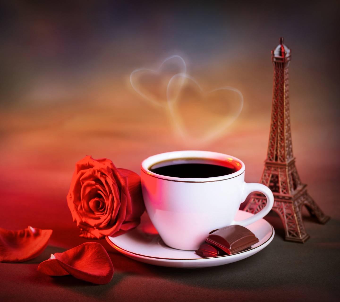 Coffee with love Wallpaper