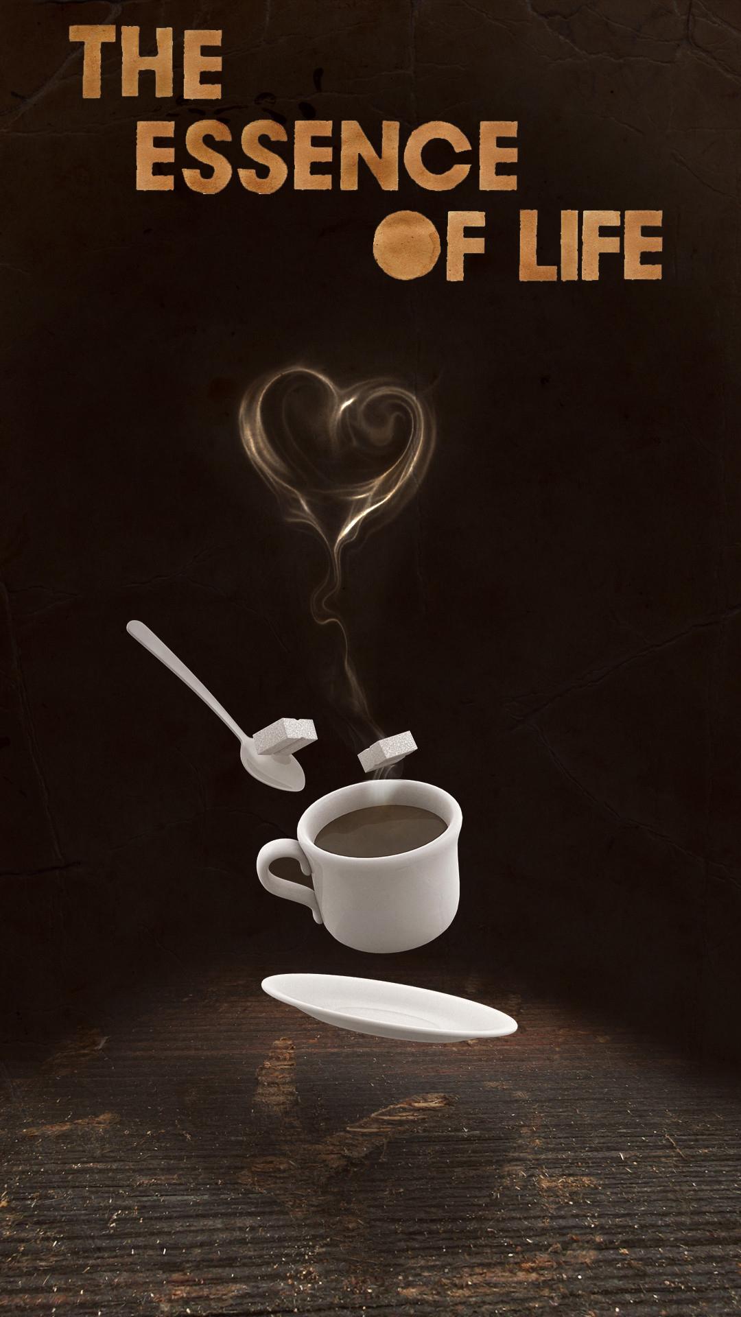 The Essence Of Life Coffee Love Android Wallpaper free download