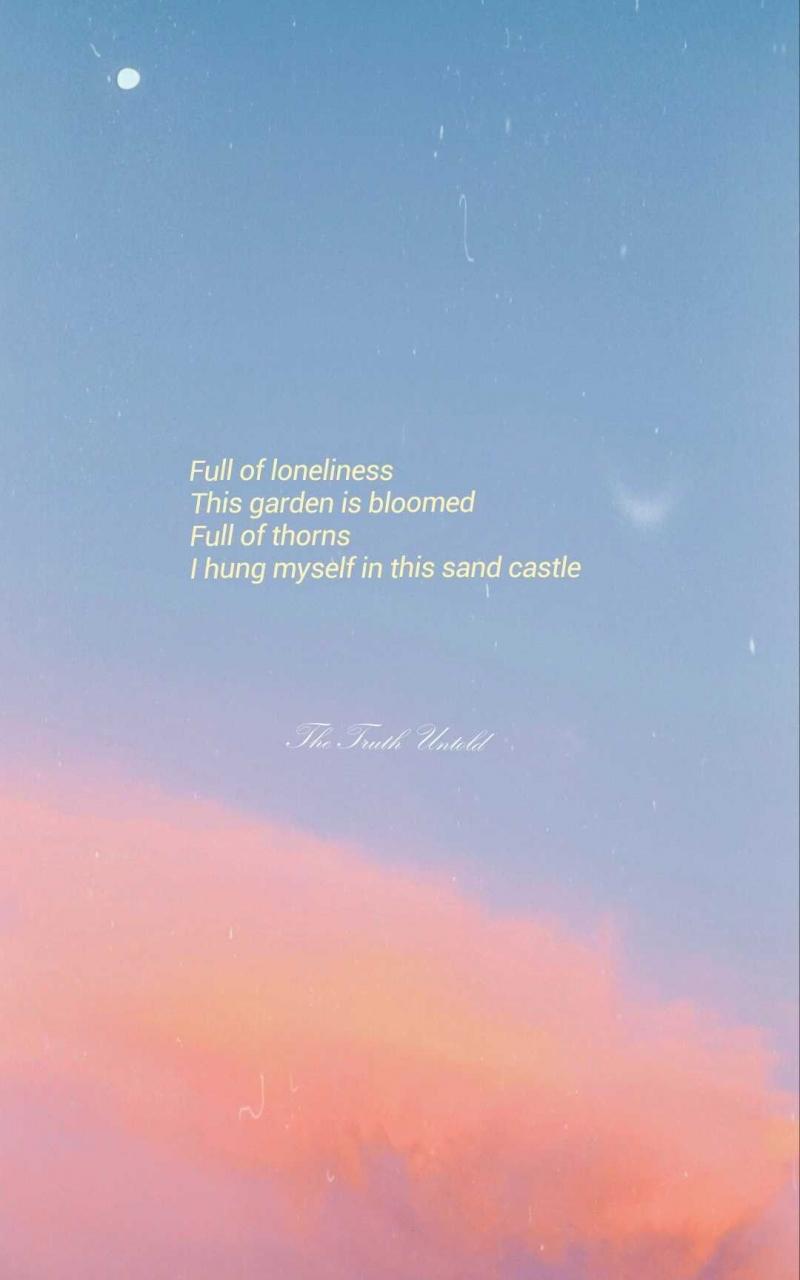 Bts Aesthetic Lyric Laptop Wallpaper Quotes Aesthetic - IMAGESEE