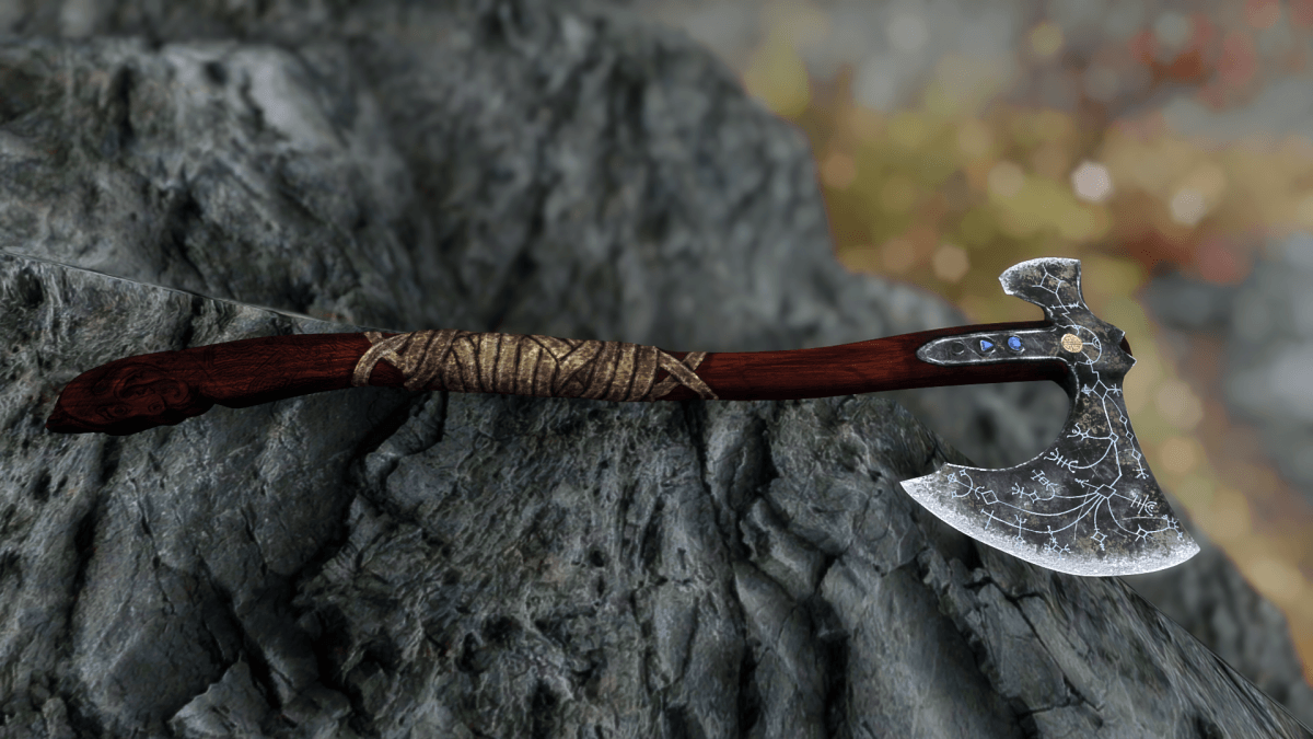 Skyrim mod adds God of War Leviathan Axe
