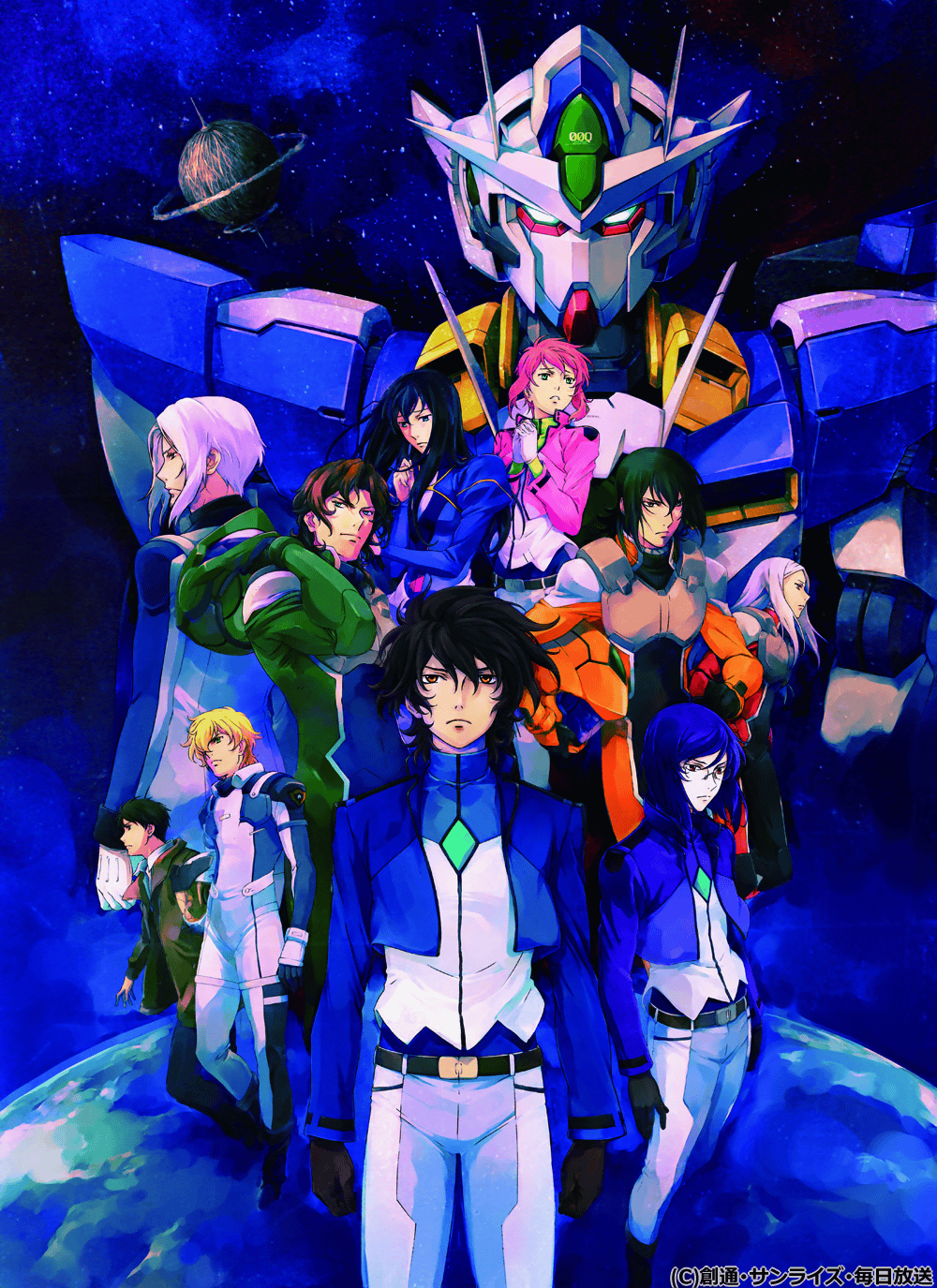 Gorgeous New Poster of Mobile Suit Gundam 00: Awakening