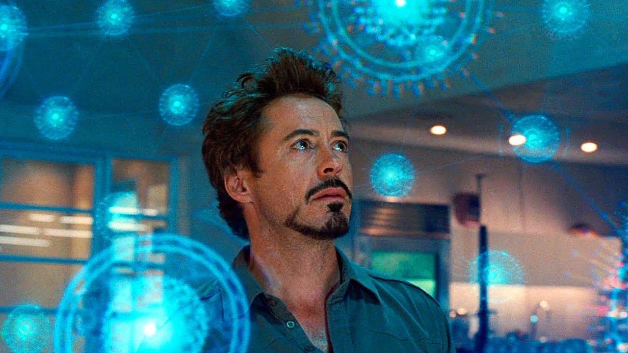 Tony Stark Discovers A New Element Scene Man 2 Movie