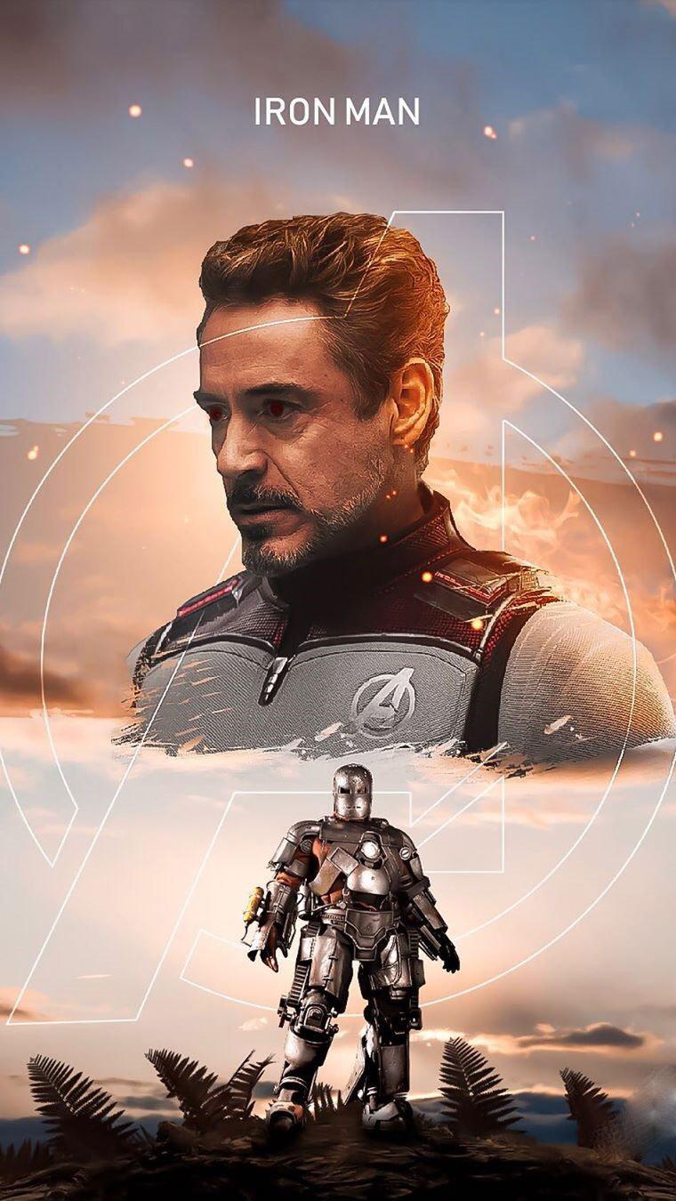 The Iron Man Tony Stark iPhone Wallpaper on Inspirationde