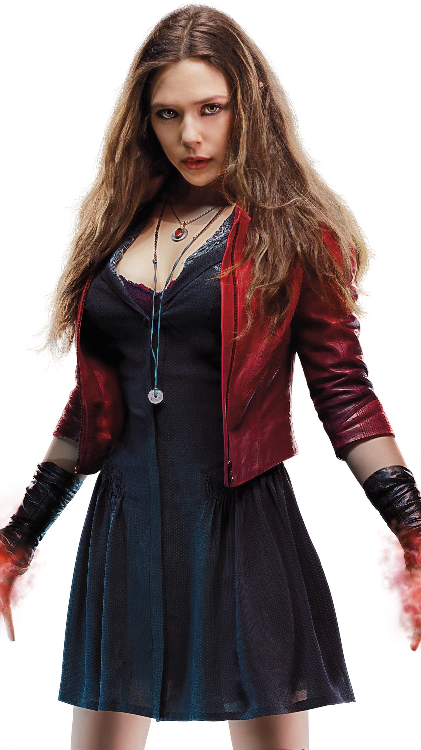 Wallpaper Scarlet Witch, Elizabeth Olsen, Marvel Comics, HD, 5K