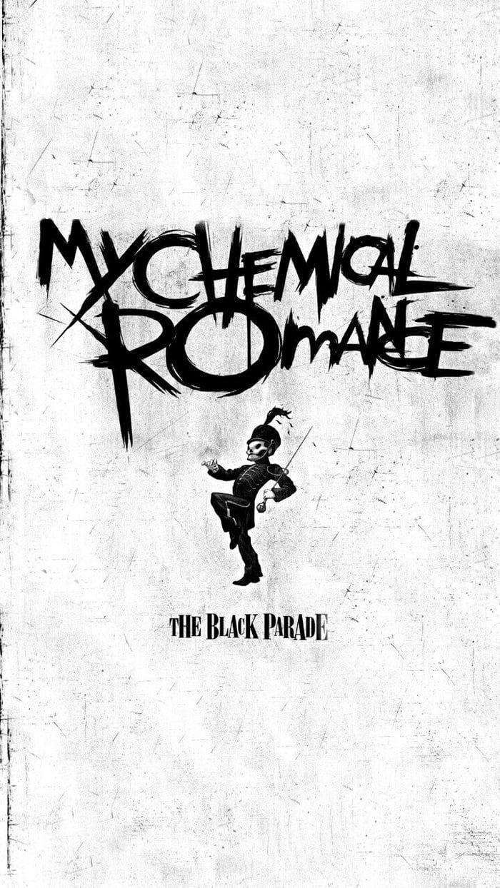 The black parade. My chemical romance wallpaper, Emo wallpaper, My chemical romance logo