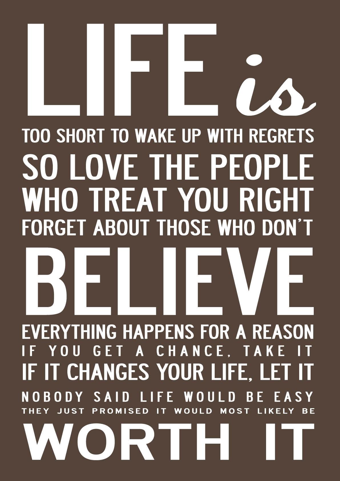 Life Is Short Quotes Wallpaper